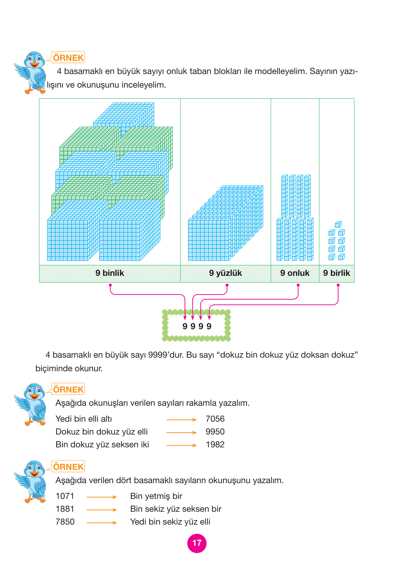 4. Sınıf Pasifik Yayınları Matematik Ders Kitabı Sayfa 17 Cevapları