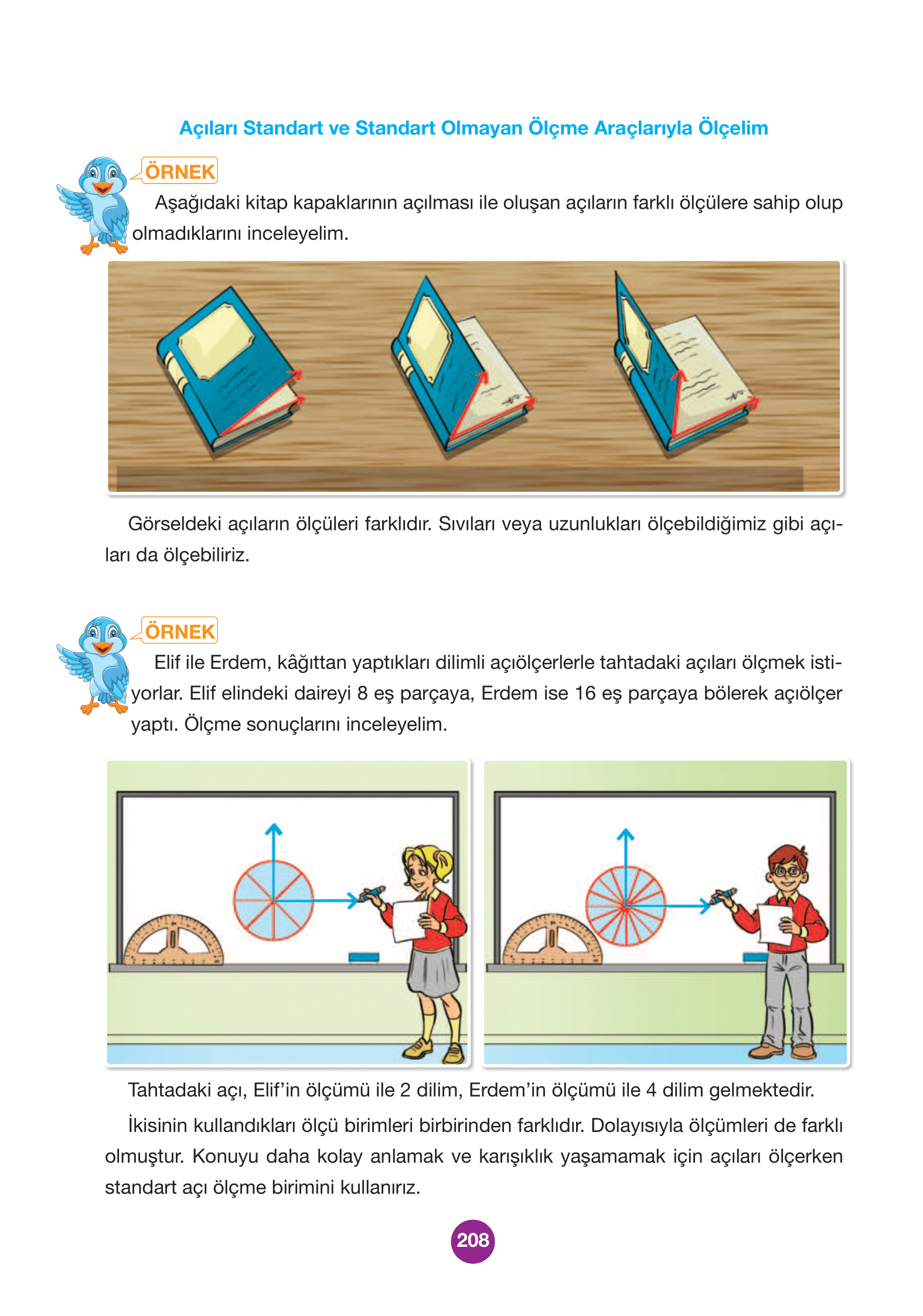 4. Sınıf Pasifik Yayınları Matematik Ders Kitabı Sayfa 208 Cevapları