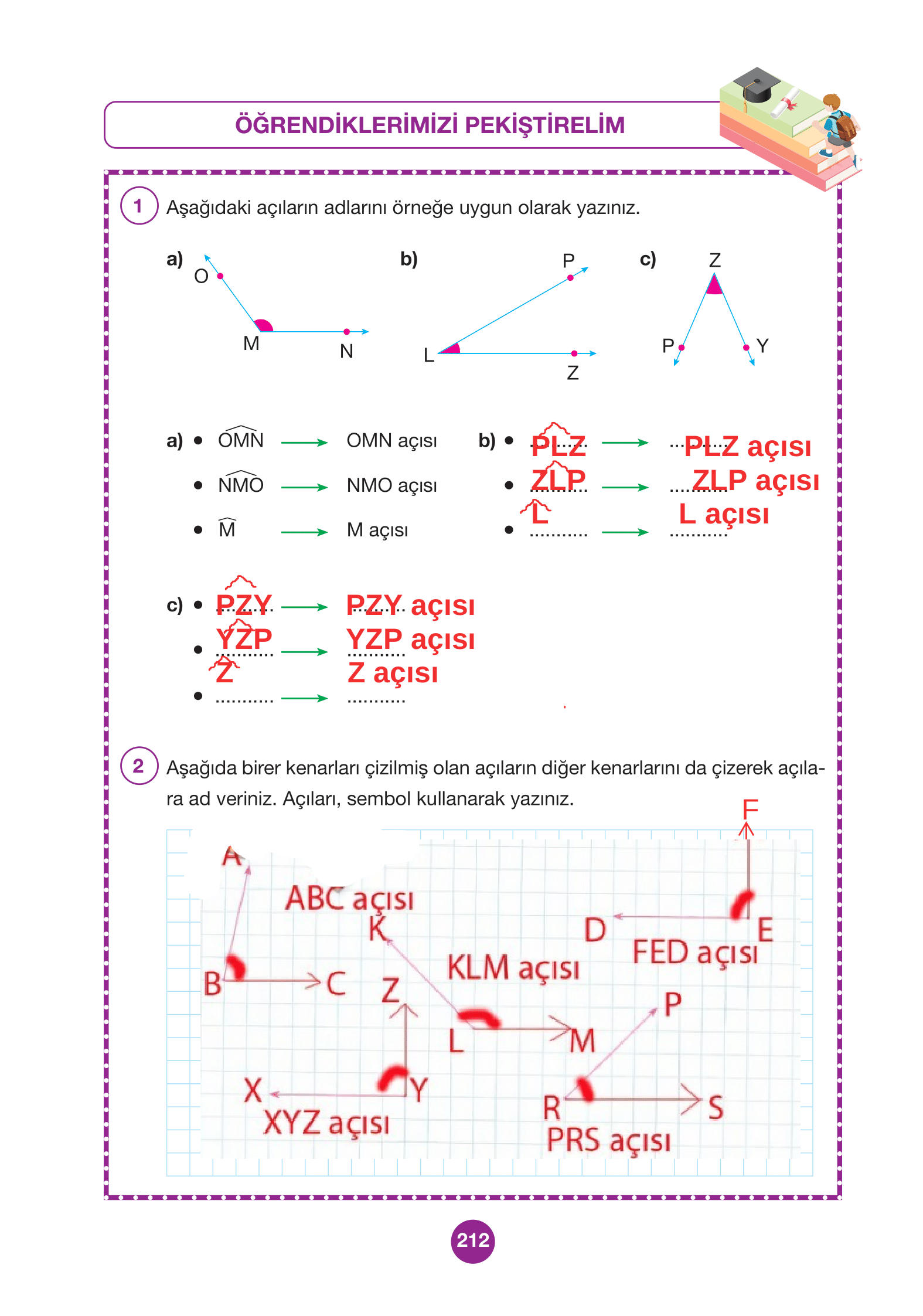 4. Sınıf Pasifik Yayınları Matematik Ders Kitabı Sayfa 212 Cevapları