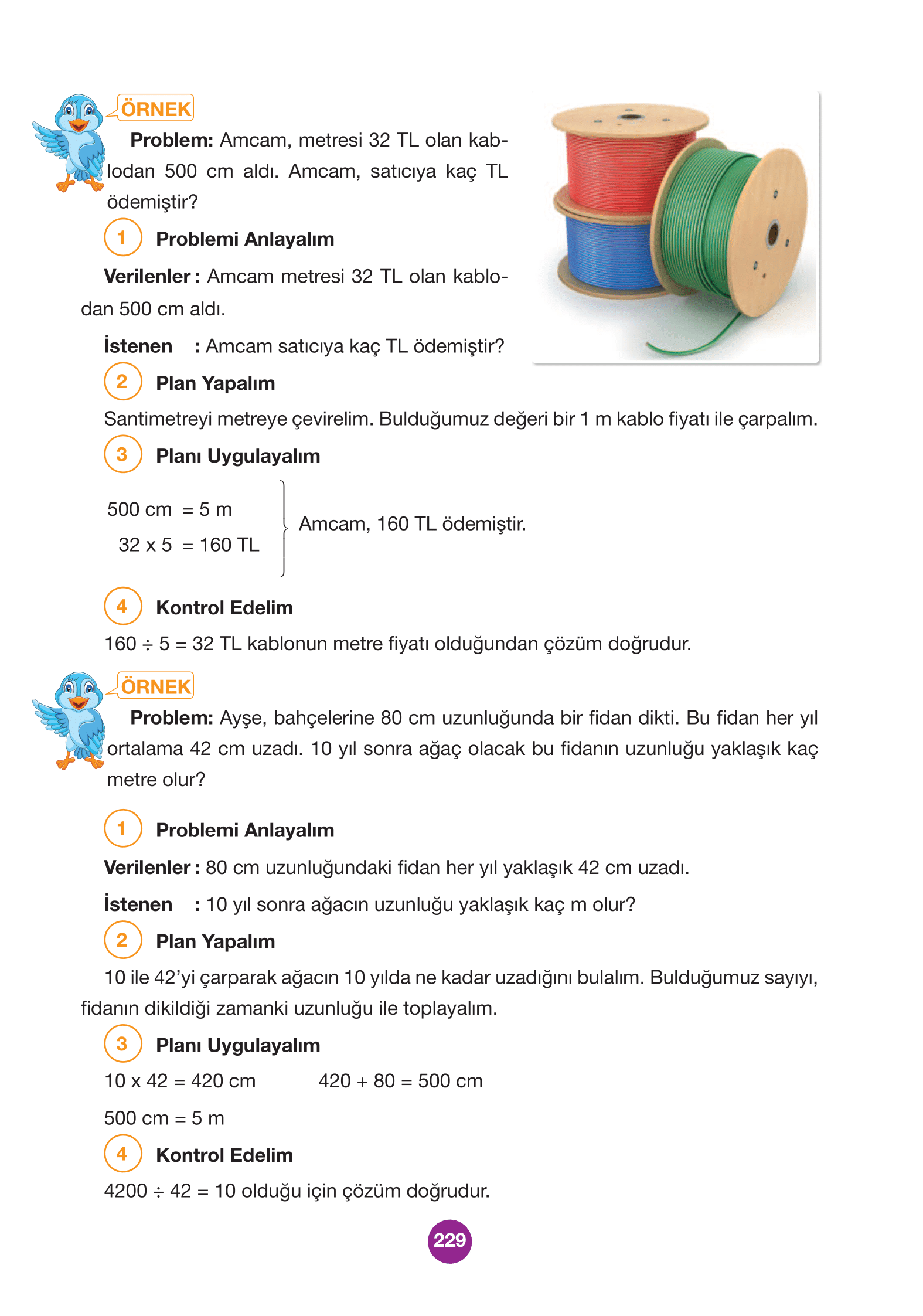 4. Sınıf Pasifik Yayınları Matematik Ders Kitabı Sayfa 229 Cevapları