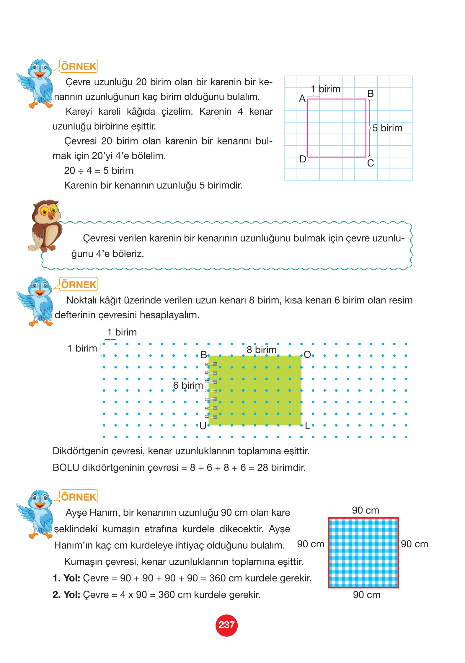 4. Sınıf Pasifik Yayınları Matematik Ders Kitabı Sayfa 237 Cevapları
