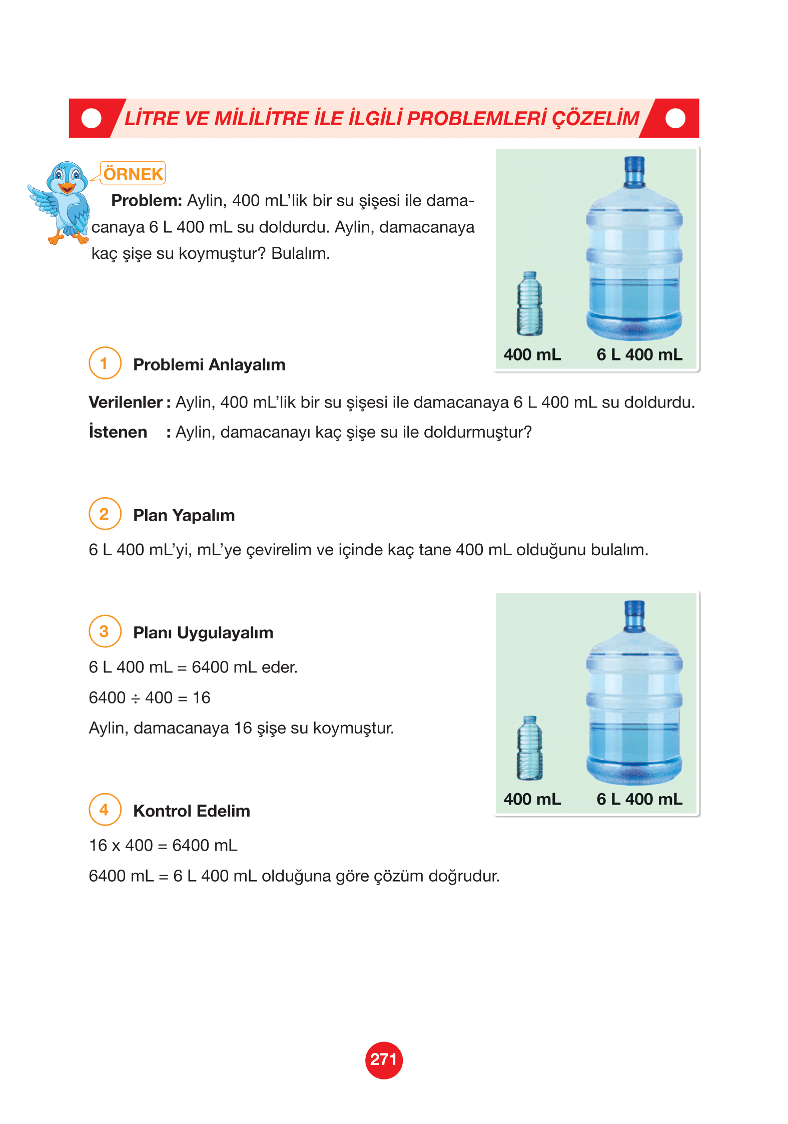 4. Sınıf Pasifik Yayınları Matematik Ders Kitabı Sayfa 271 Cevapları