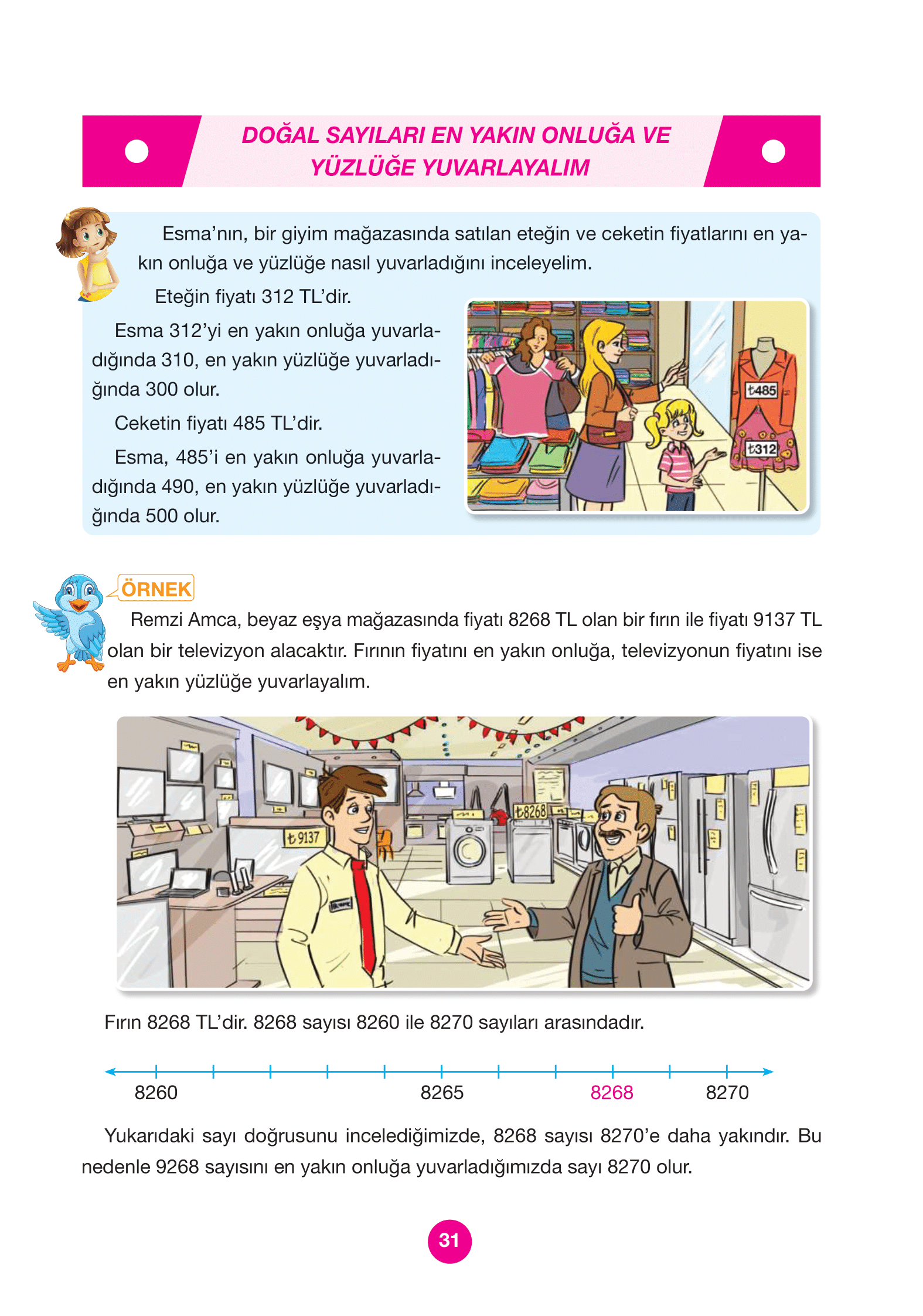 4. Sınıf Pasifik Yayınları Matematik Ders Kitabı Sayfa 31 Cevapları