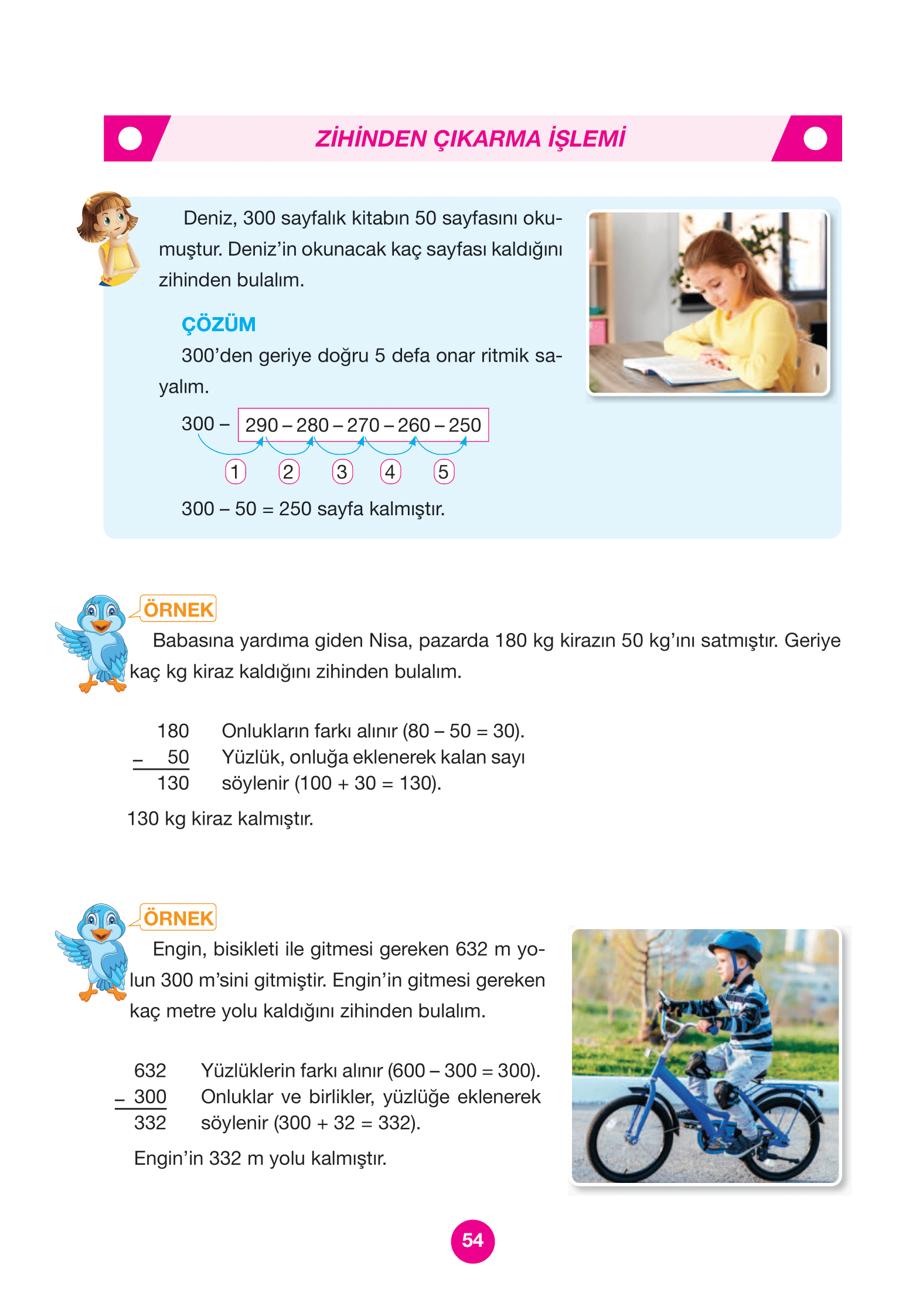 4. Sınıf Pasifik Yayınları Matematik Ders Kitabı Sayfa 54 Cevapları