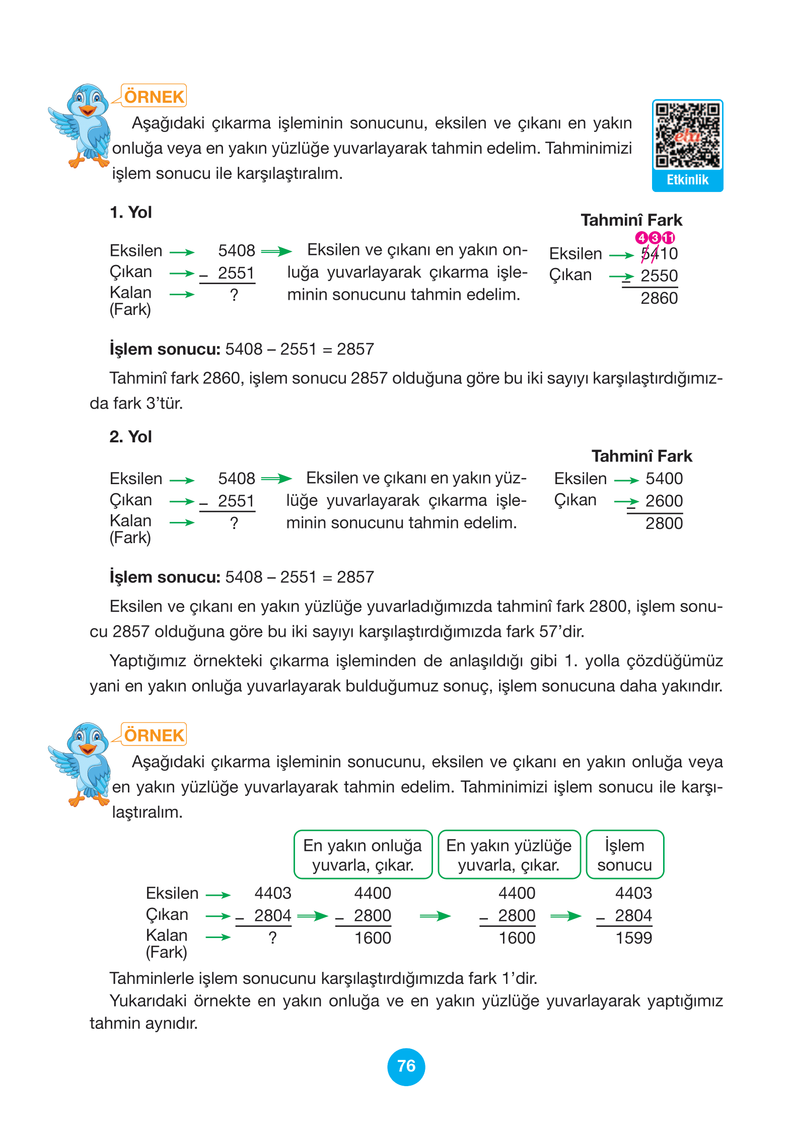 4. Sınıf Pasifik Yayınları Matematik Ders Kitabı Sayfa 76 Cevapları 4. Sınıf Pasifik Yayınları Matematik Ders Kitabı Sayfa 76 Cevapları