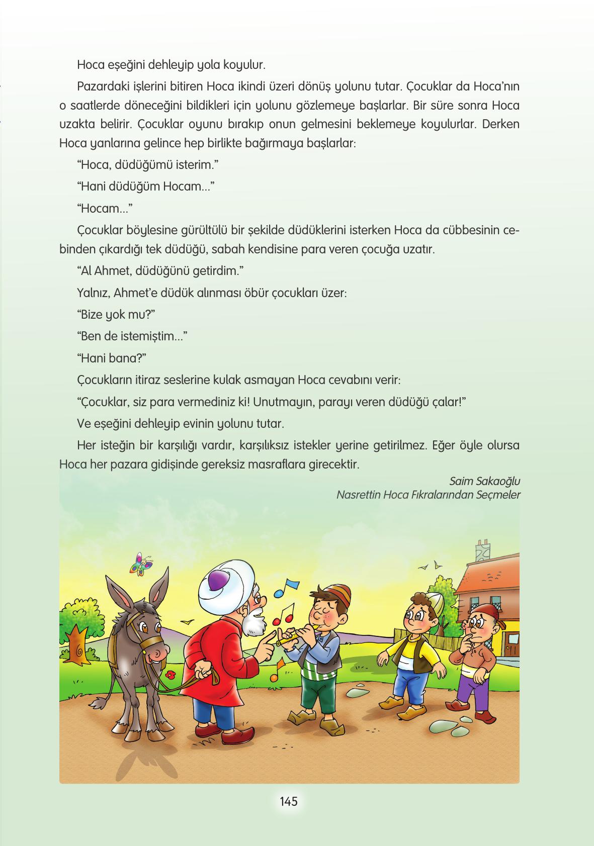 4. Sınıf Tuna Yayınları Türkçe Ders Kitabı Sayfa 145 Cevapları 4. Sınıf Tuna Yayınları Türkçe Ders Kitabı Sayfa 145 Cevapları