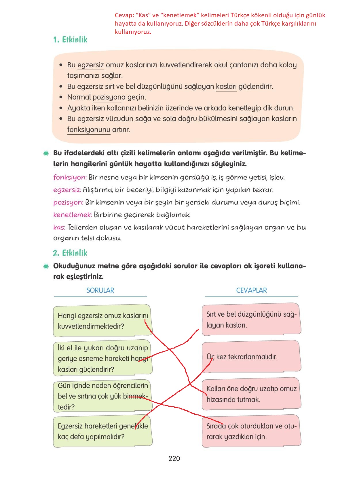 4. Sınıf Tuna Yayınları Türkçe Ders Kitabı Sayfa 220 Cevapları 4. Sınıf Tuna Yayınları Türkçe Ders Kitabı Sayfa 220 Cevapları