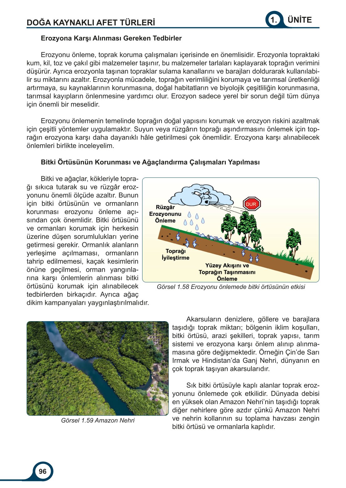 5-6-7. Sınıf Meb Yayınları Afet Bilinci Ders Kitabı 2. Kitap Sayfa 96 Cevapları