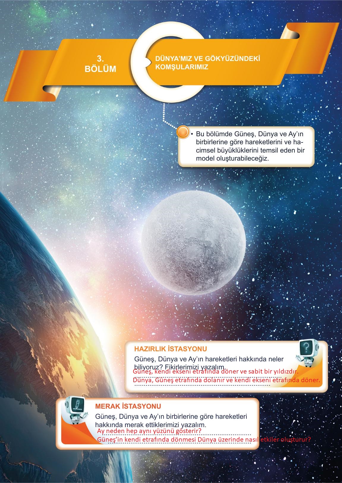 5. Sınıf Meb Yayınları Fen Bilimleri Ders Kitabı 1. Kitap Sayfa 44 Cevapları