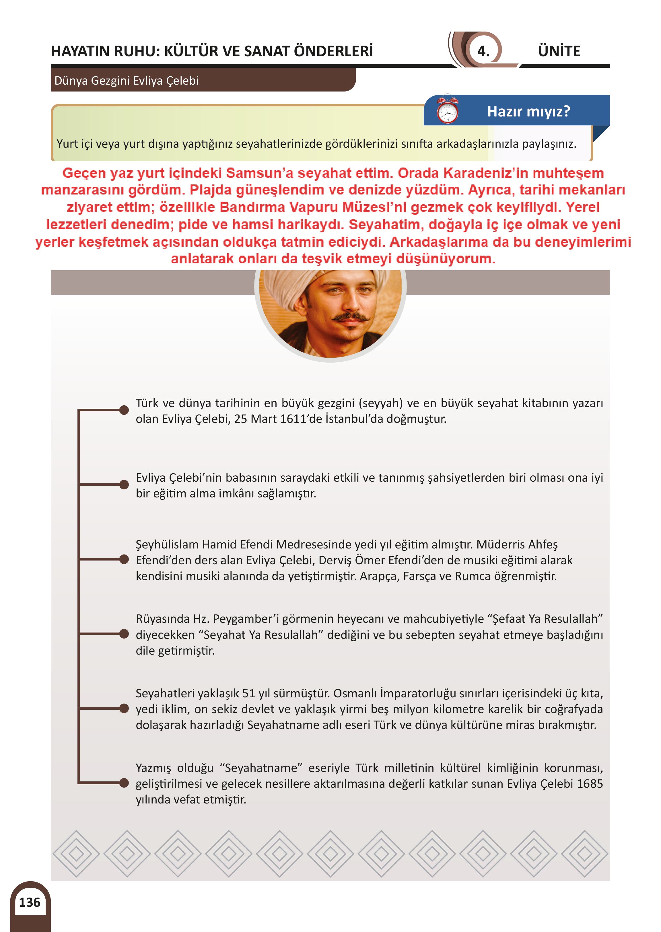 5. Sınıf Meb Yayınları Kültür Ve Medeniyetimize Yön Verenler Ders Kitabı 1. Kitap Sayfa 137 Cevapları 5. Sınıf Meb Yayınları Kültür Ve Medeniyetimize Yön Verenler Ders Kitabı 1. Kitap Sayfa 137 Cevapları