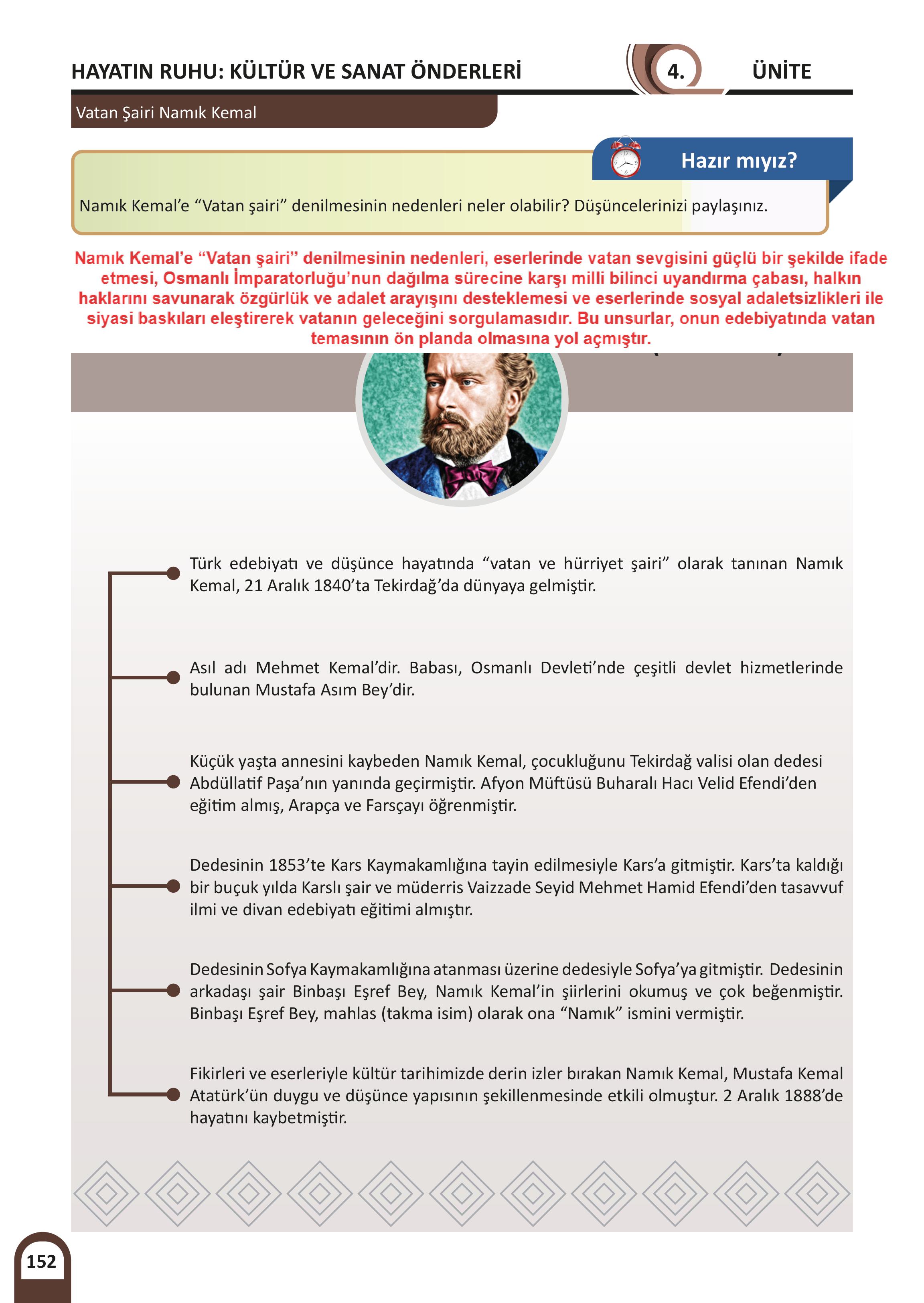 5. Sınıf Meb Yayınları Kültür Ve Medeniyetimize Yön Verenler Ders Kitabı 1. Kitap Sayfa 153 Cevapları