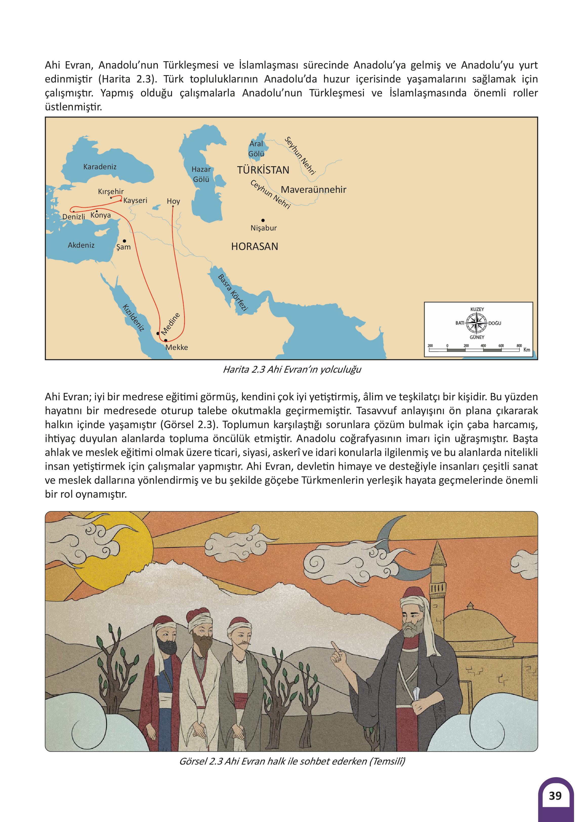 5. Sınıf Meb Yayınları Kültür Ve Medeniyetimize Yön Verenler Ders Kitabı 1. Kitap Sayfa 40 Cevapları