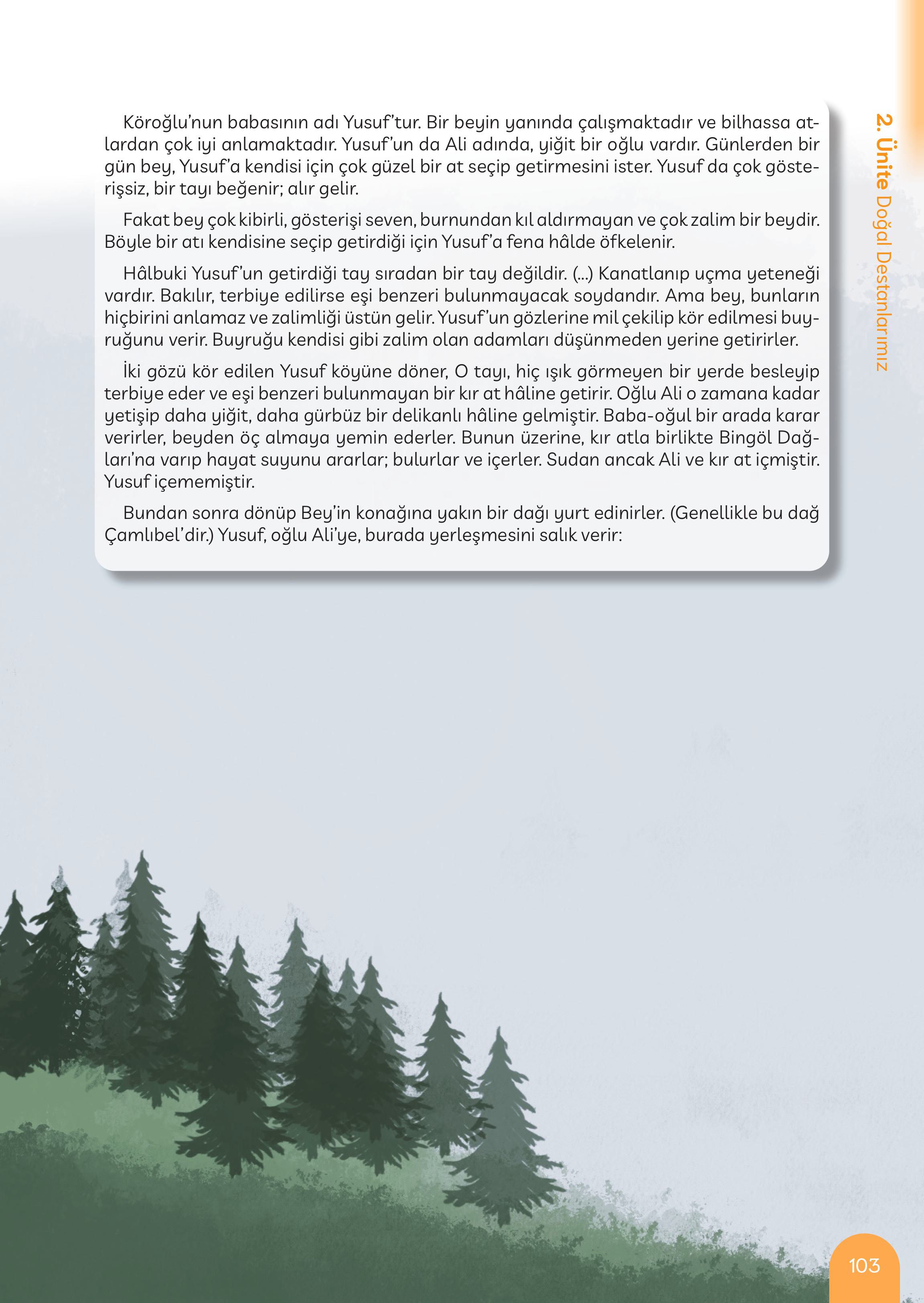 5. Sınıf Meb Yayınları Masal Ve Destanlarımız Ders Kitabı Sayfa 104 Cevapları 5. Sınıf Meb Yayınları Masal Ve Destanlarımız Ders Kitabı Sayfa 104 Cevapları