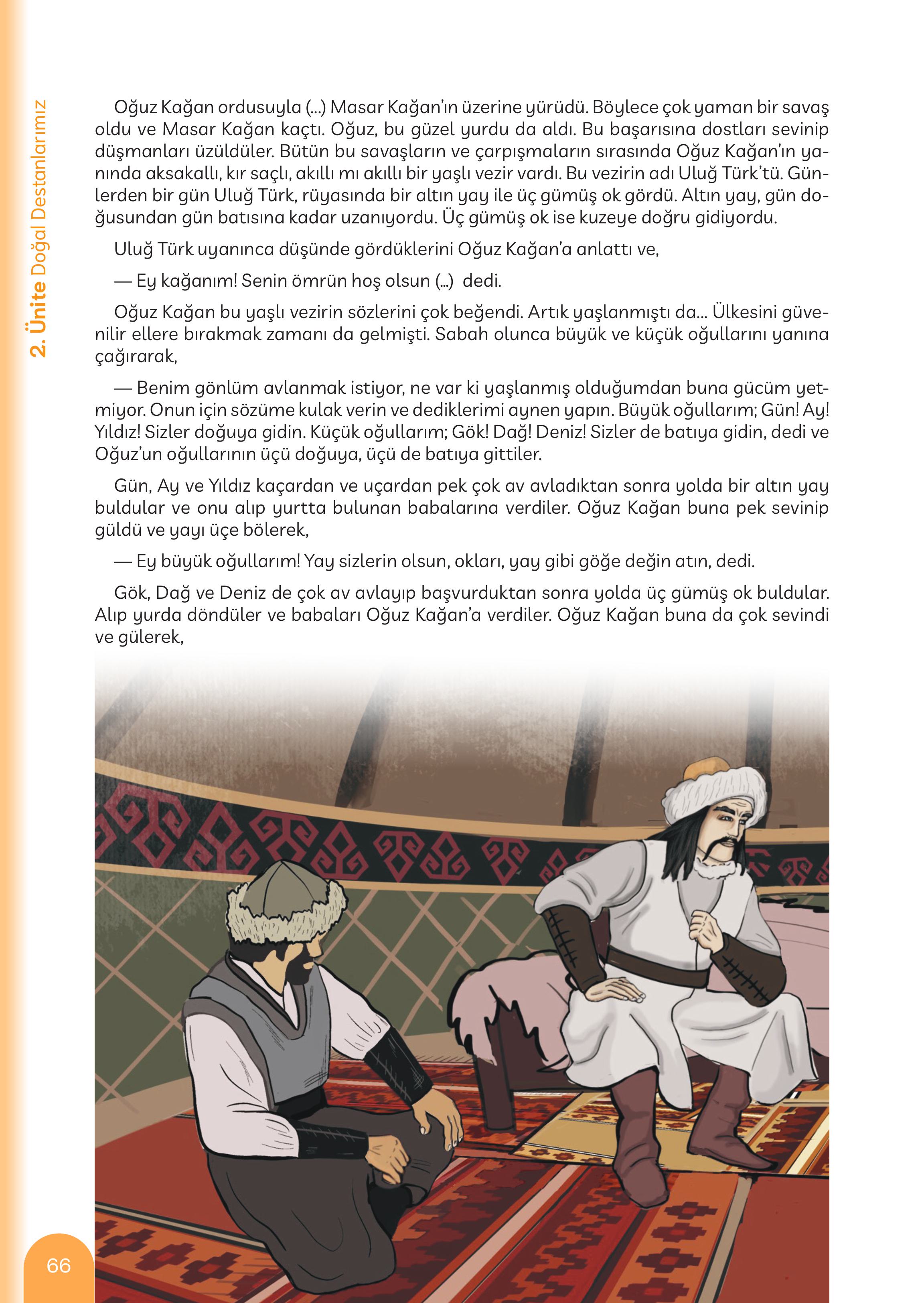 5. Sınıf Meb Yayınları Masal Ve Destanlarımız Ders Kitabı Sayfa 67 Cevapları