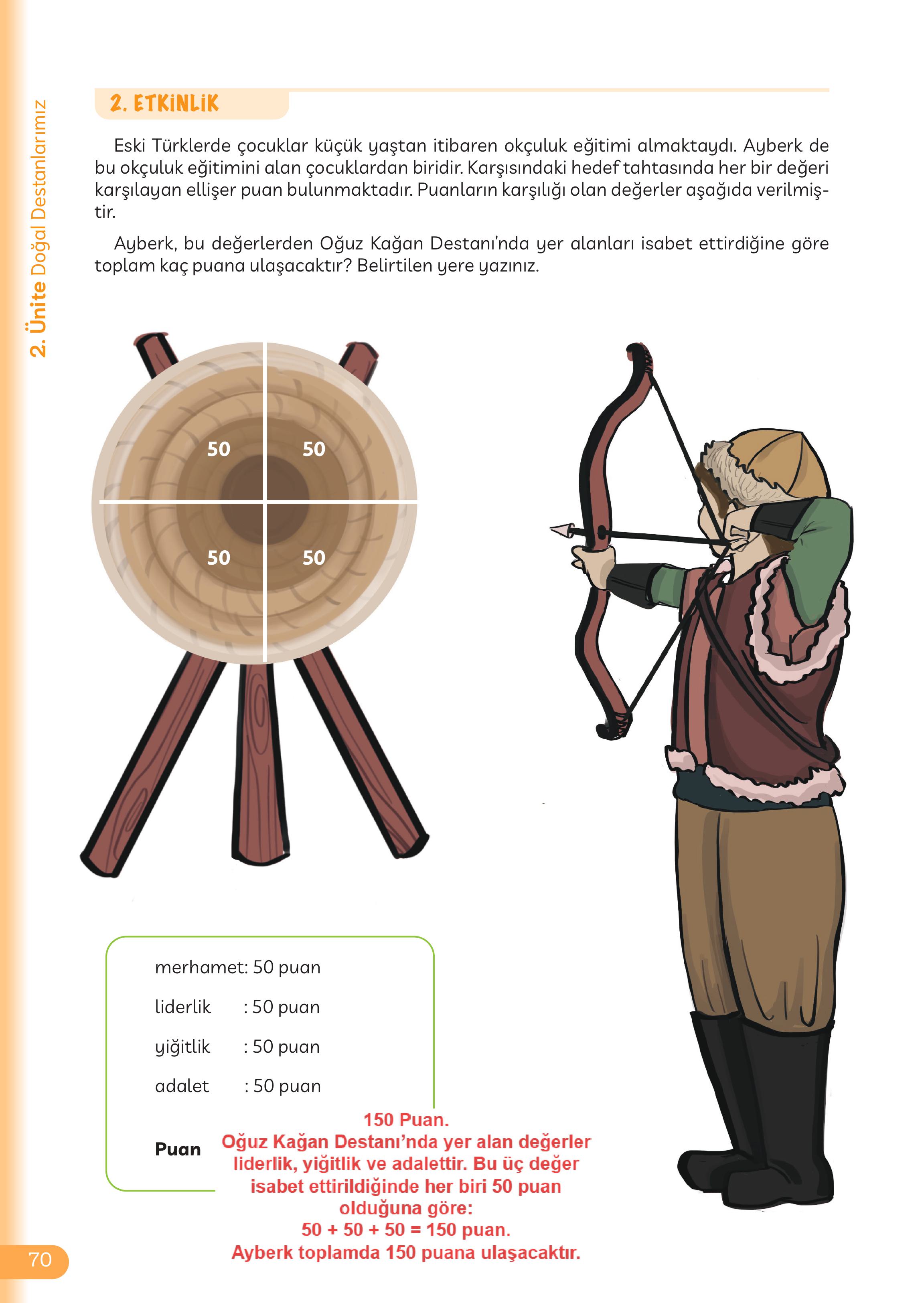 5. Sınıf Meb Yayınları Masal Ve Destanlarımız Ders Kitabı Sayfa 71 Cevapları