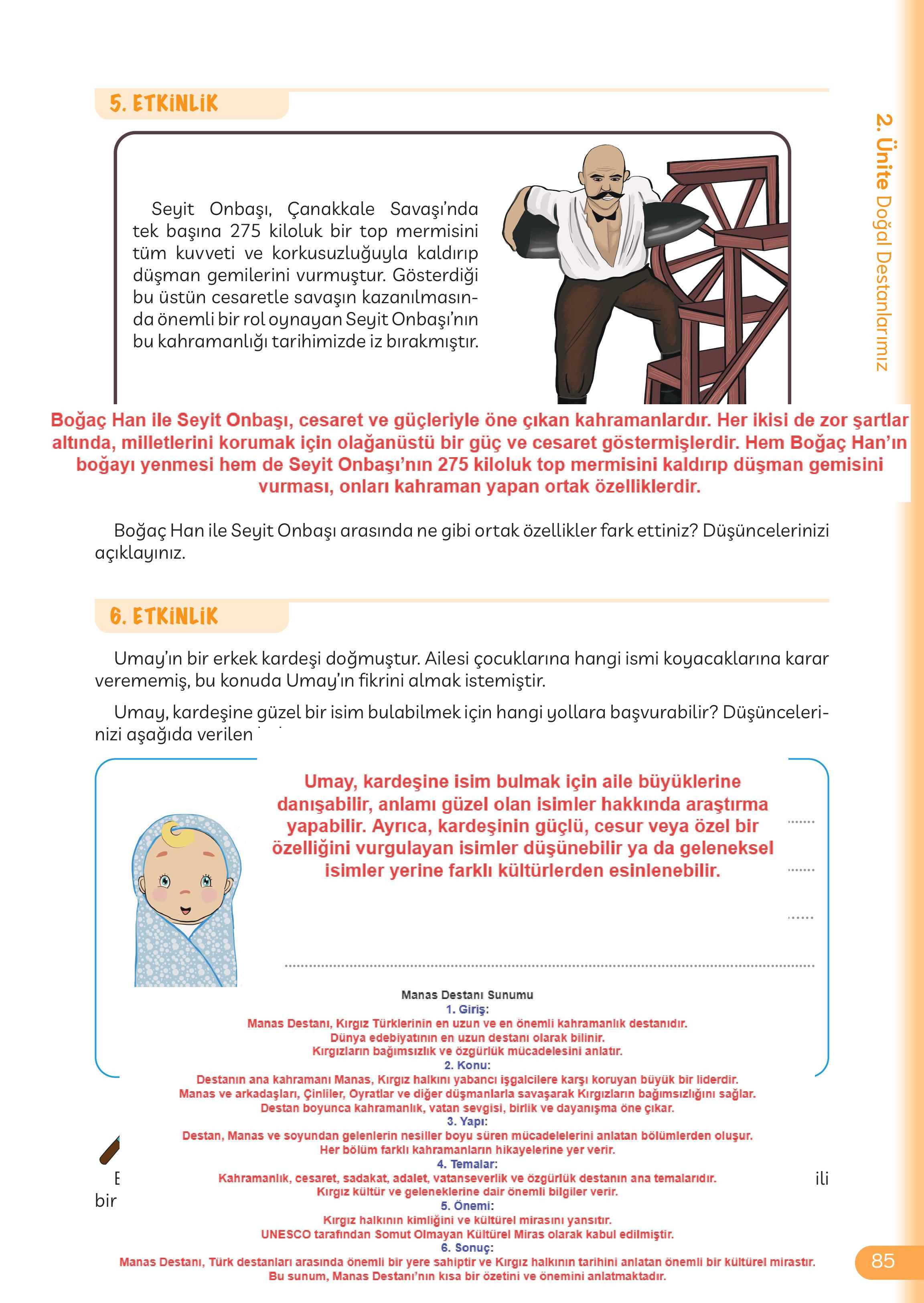 5. Sınıf Meb Yayınları Masal Ve Destanlarımız Ders Kitabı Sayfa 86 Cevapları 5. Sınıf Meb Yayınları Masal Ve Destanlarımız Ders Kitabı Sayfa 86 Cevapları