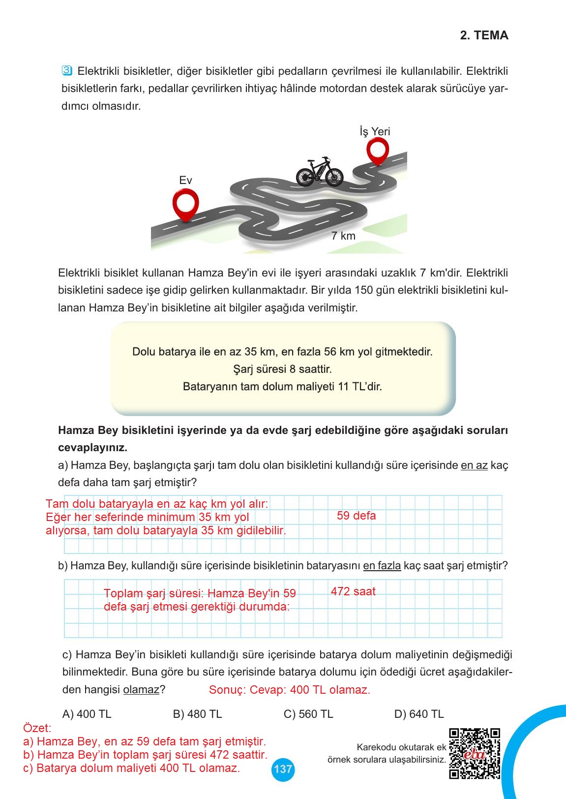 5. Sınıf Meb Yayınları Matematik Ders Kitabı 1. Kitap Sayfa 137 Cevapları 5. Sınıf Meb Yayınları Matematik Ders Kitabı 1. Kitap Sayfa 137 Cevapları