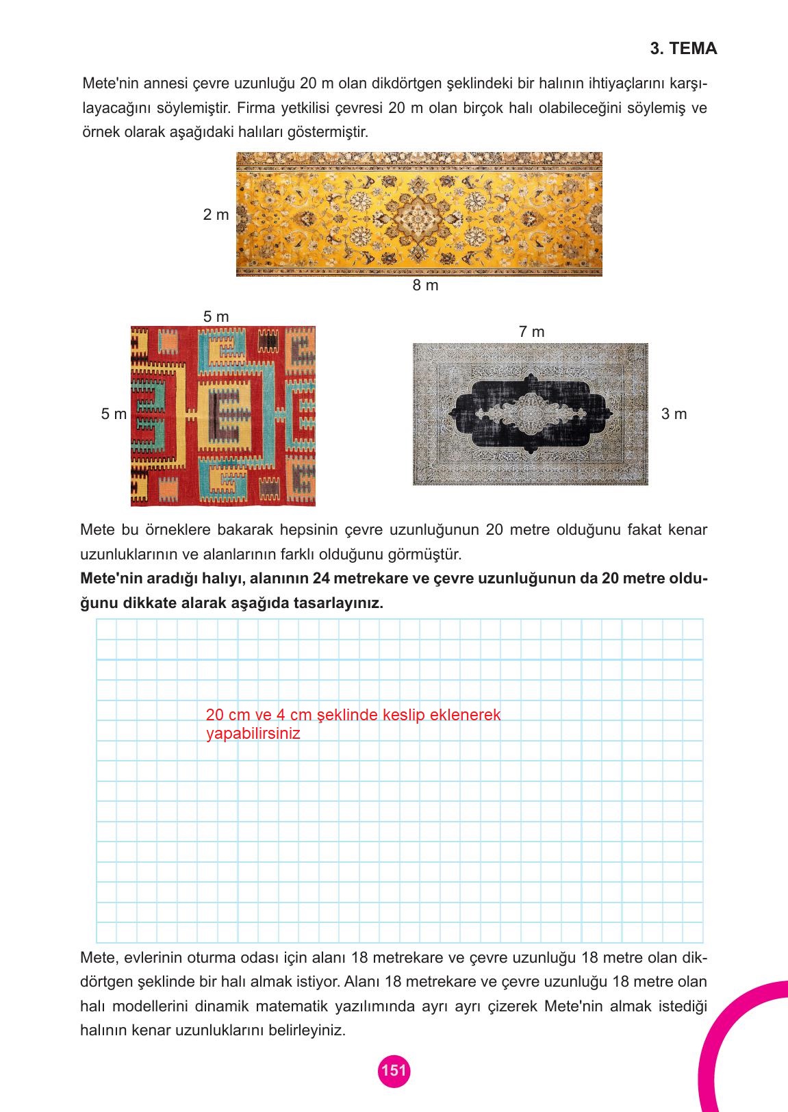 5. Sınıf Meb Yayınları Matematik Ders Kitabı 1. Kitap Sayfa 151 Cevapları