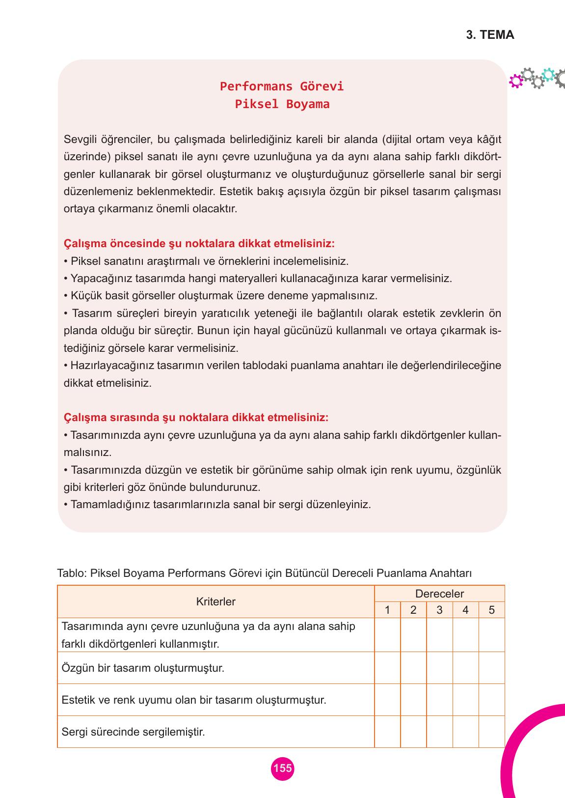 5. Sınıf Meb Yayınları Matematik Ders Kitabı 1. Kitap Sayfa 155 Cevapları