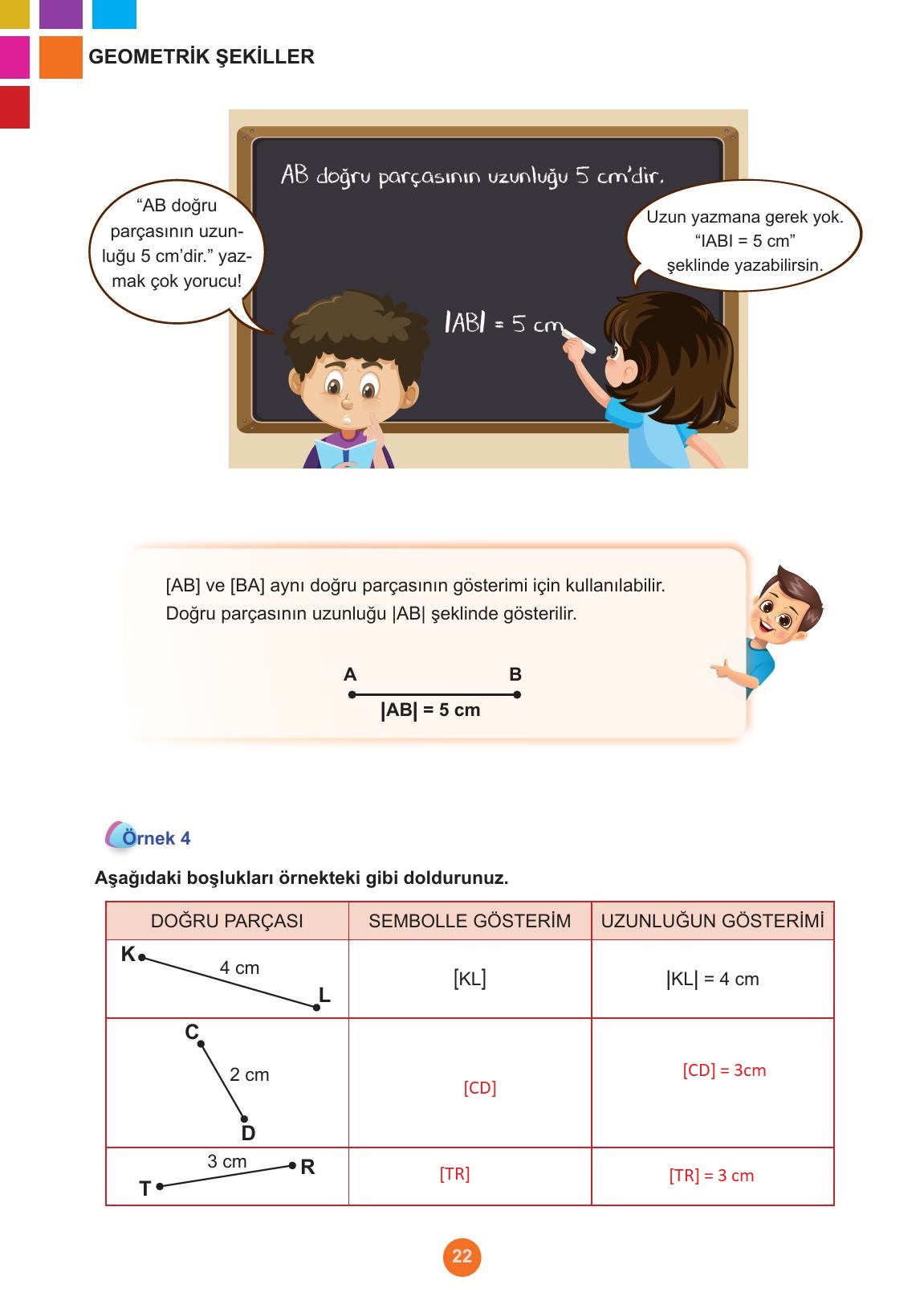 5. Sınıf Meb Yayınları Matematik Ders Kitabı 1. Kitap Sayfa 22 Cevapları