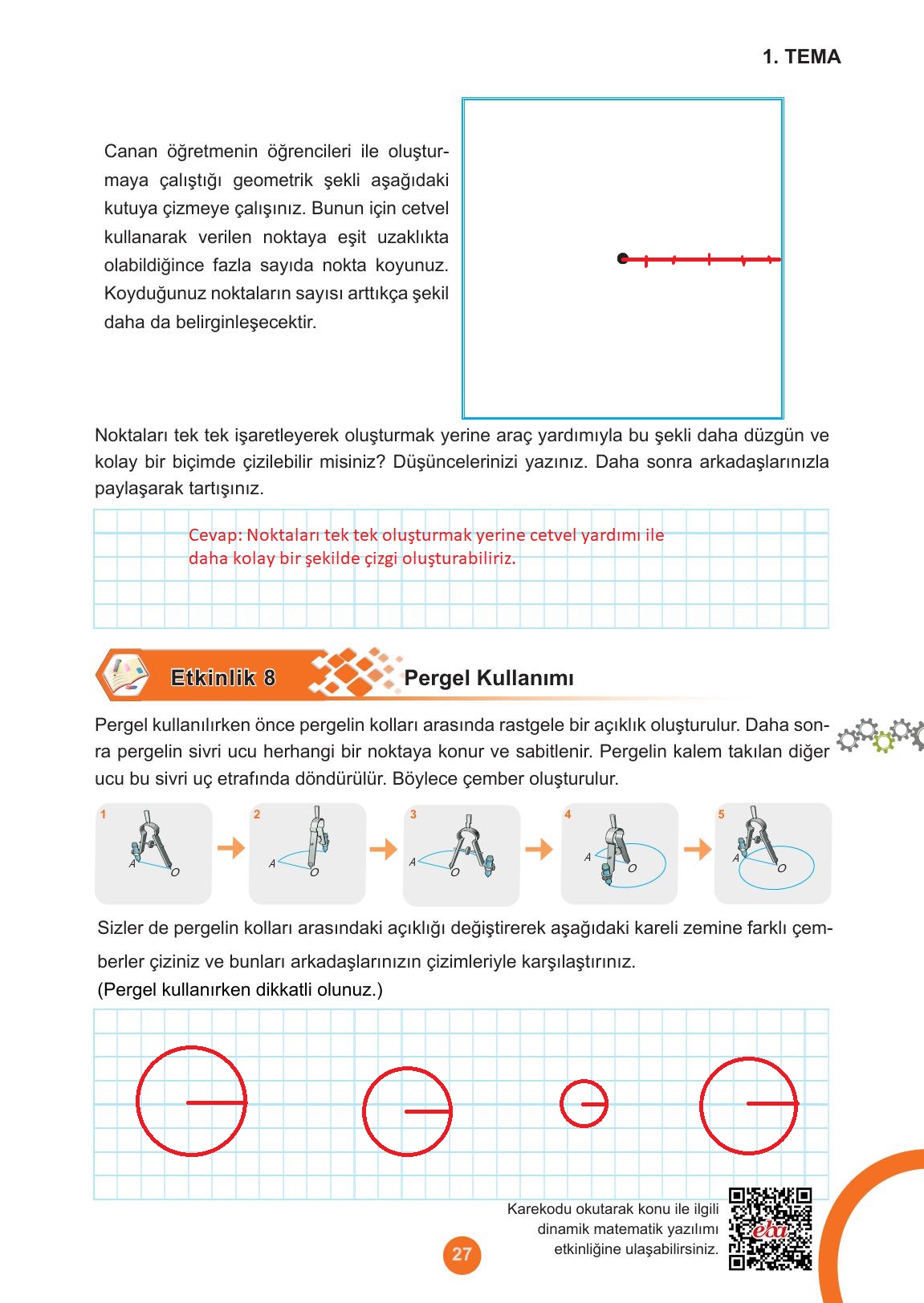 5. Sınıf Meb Yayınları Matematik Ders Kitabı 1. Kitap Sayfa 27 Cevapları