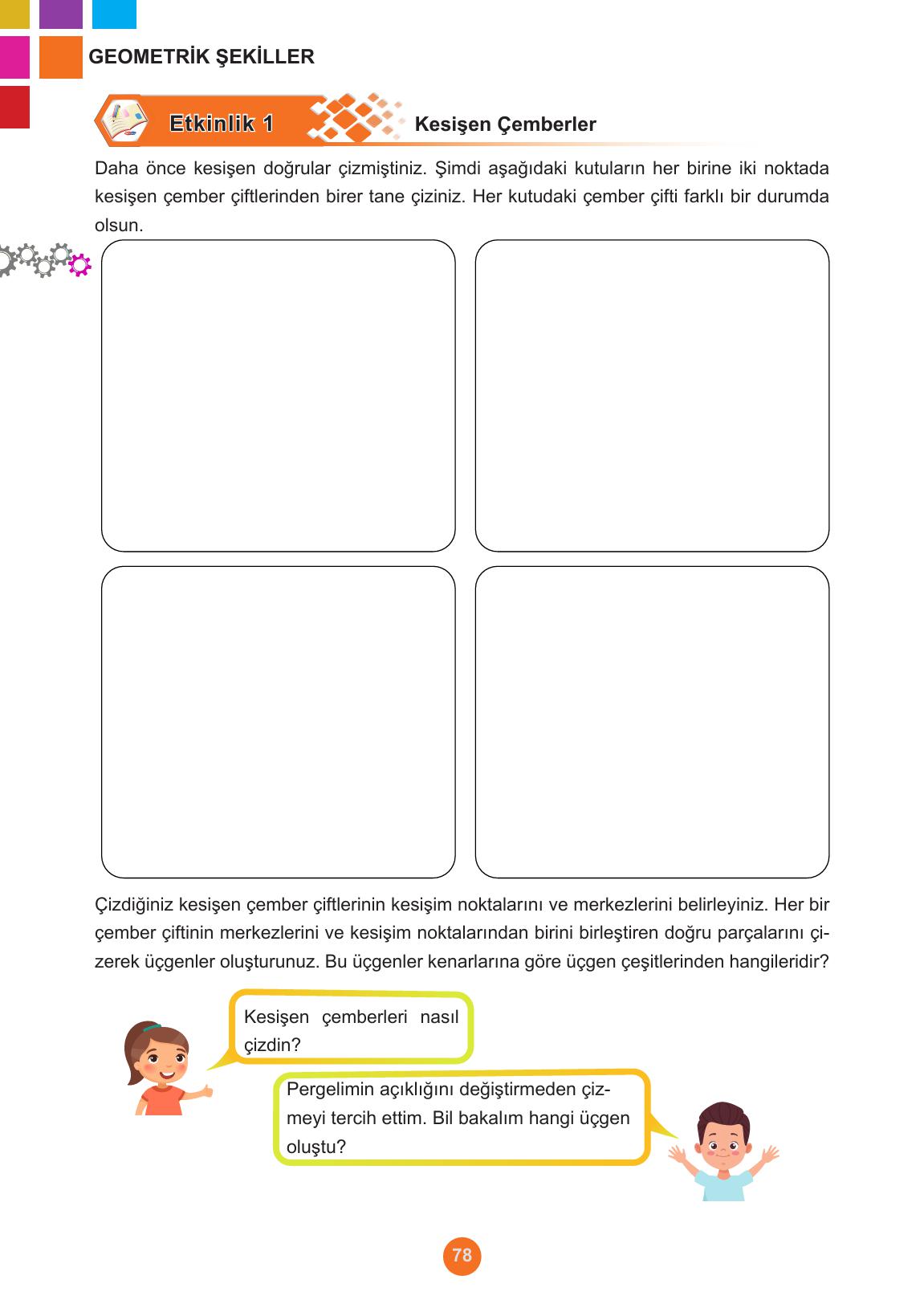 5. Sınıf Meb Yayınları Matematik Ders Kitabı 1. Kitap Sayfa 78 Cevapları