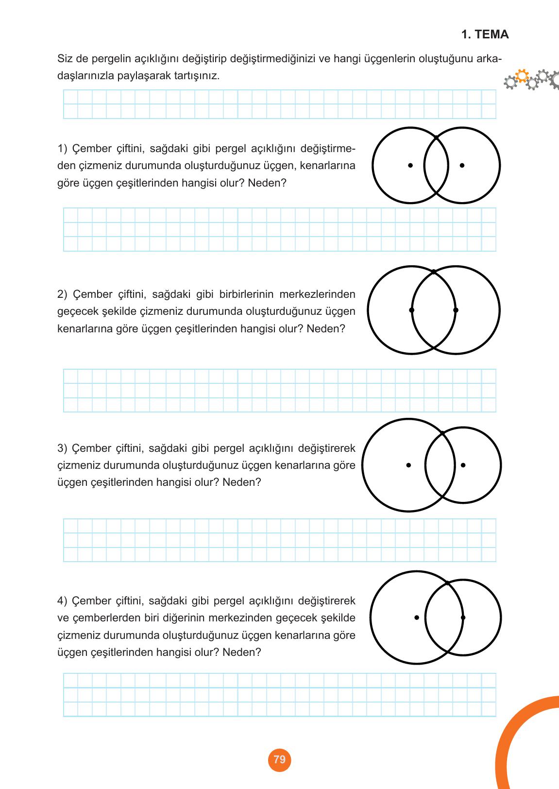 5. Sınıf Meb Yayınları Matematik Ders Kitabı 1. Kitap Sayfa 79 Cevapları