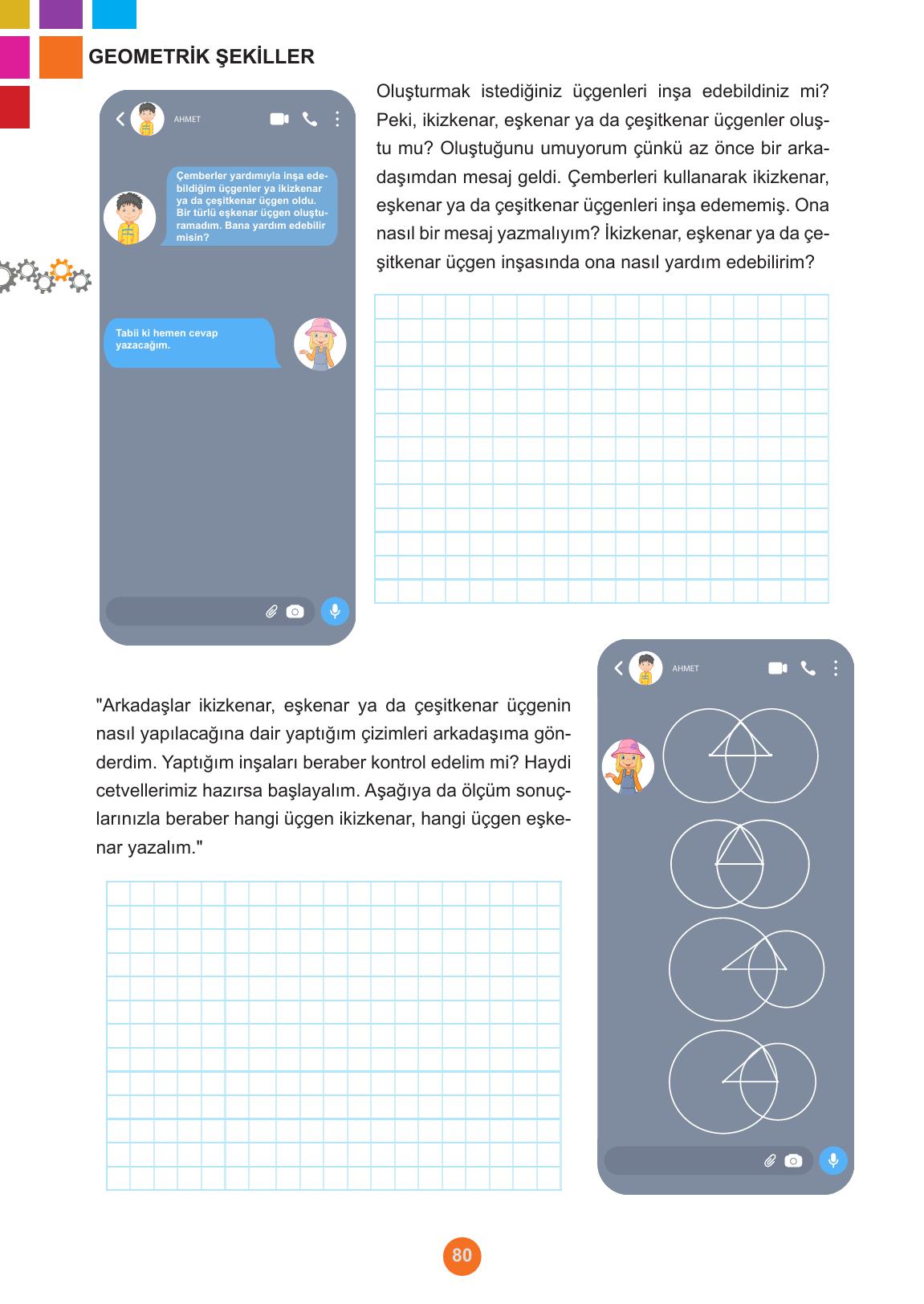 5. Sınıf Meb Yayınları Matematik Ders Kitabı 1. Kitap Sayfa 80 Cevapları