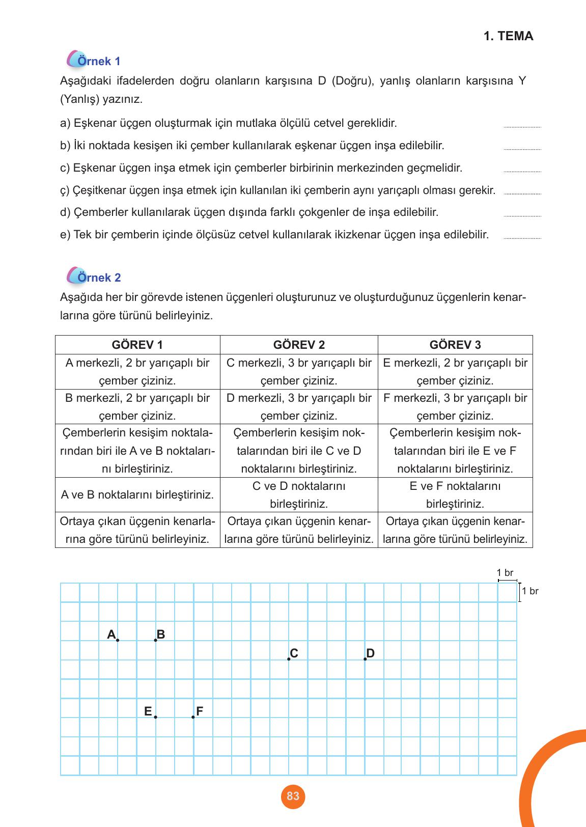 5. Sınıf Meb Yayınları Matematik Ders Kitabı 1. Kitap Sayfa 83 Cevapları
