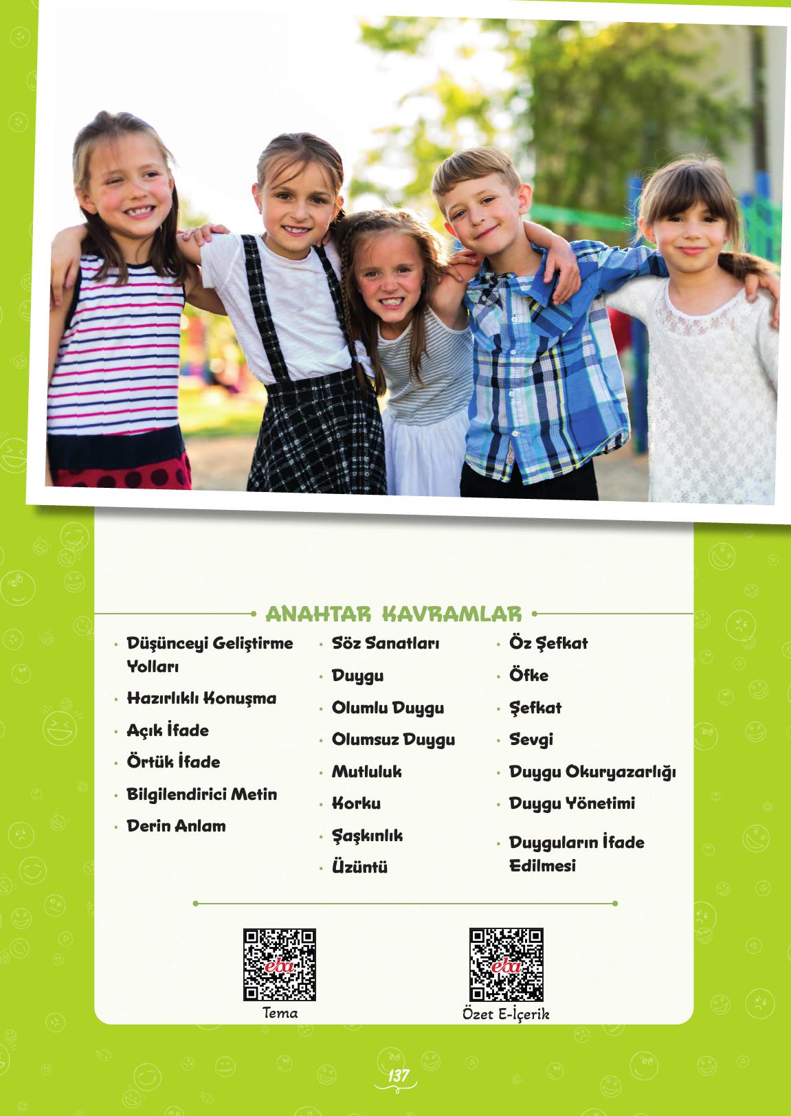 5. Sınıf Meb Yayınları Türkçe Ders Kitabı 1. Kitap Sayfa 137 Cevapları