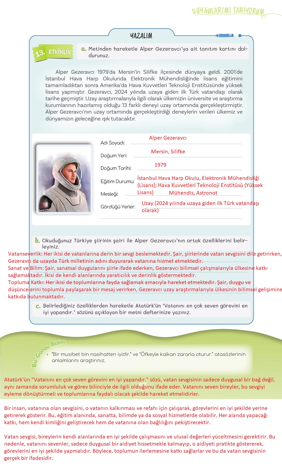 5. Sınıf Meb Yayınları Türkçe Ders Kitabı 1. Kitap Sayfa 167 Cevapları 5. Sınıf Meb Yayınları Türkçe Ders Kitabı 1. Kitap Sayfa 167 Cevapları