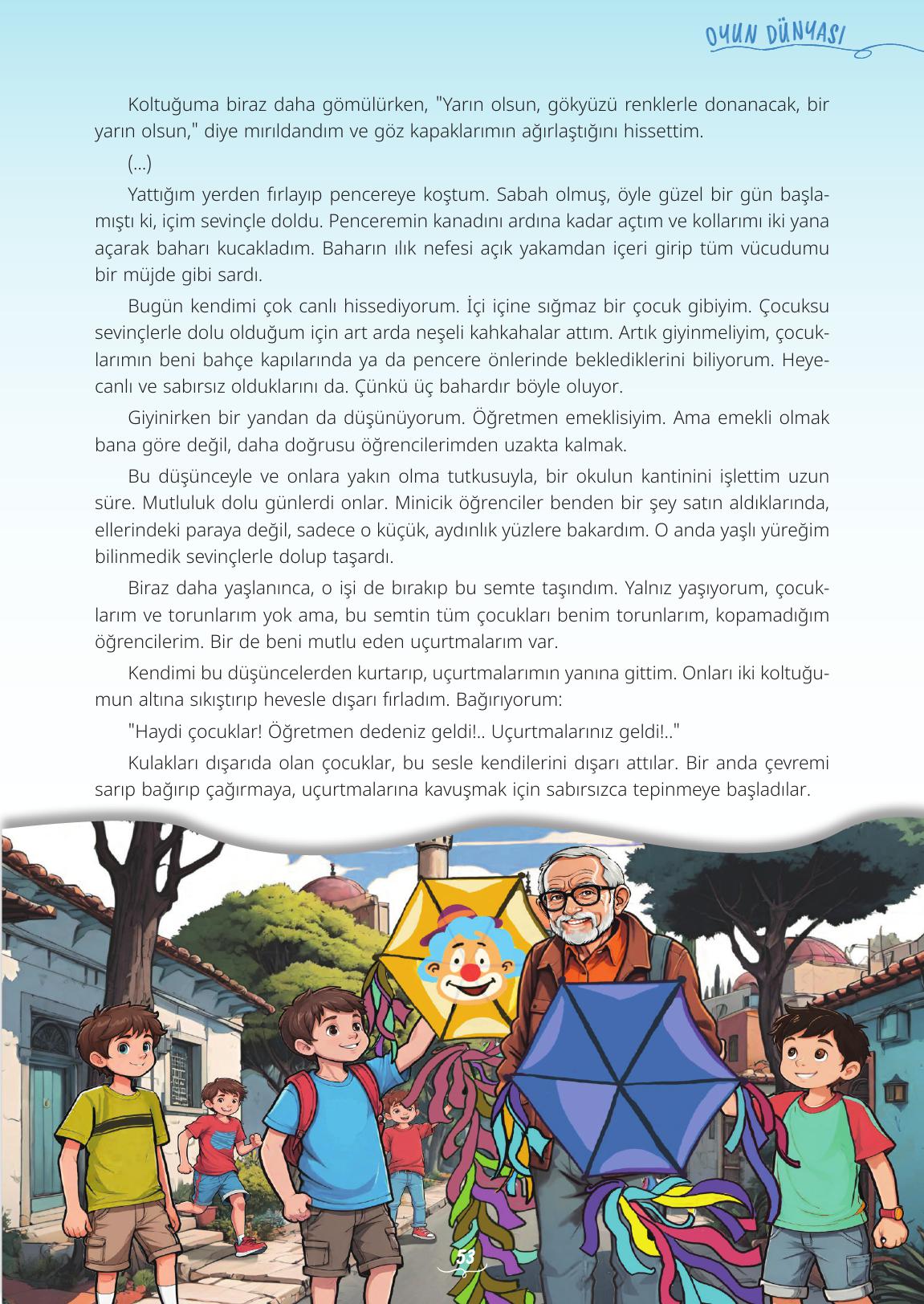 5. Sınıf Meb Yayınları Türkçe Ders Kitabı 1. Kitap Sayfa 53 Cevapları