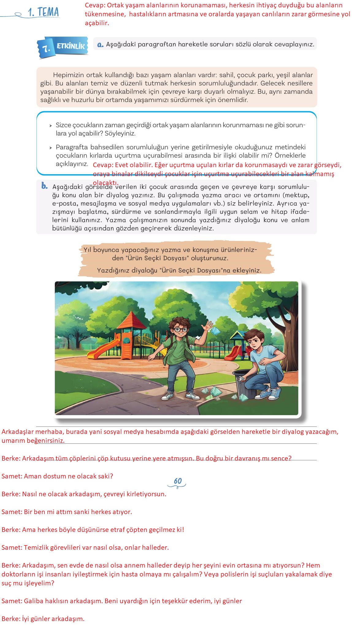 5. Sınıf Meb Yayınları Türkçe Ders Kitabı 1. Kitap Sayfa 60 Cevapları 5. Sınıf Meb Yayınları Türkçe Ders Kitabı 1. Kitap Sayfa 60 Cevapları
