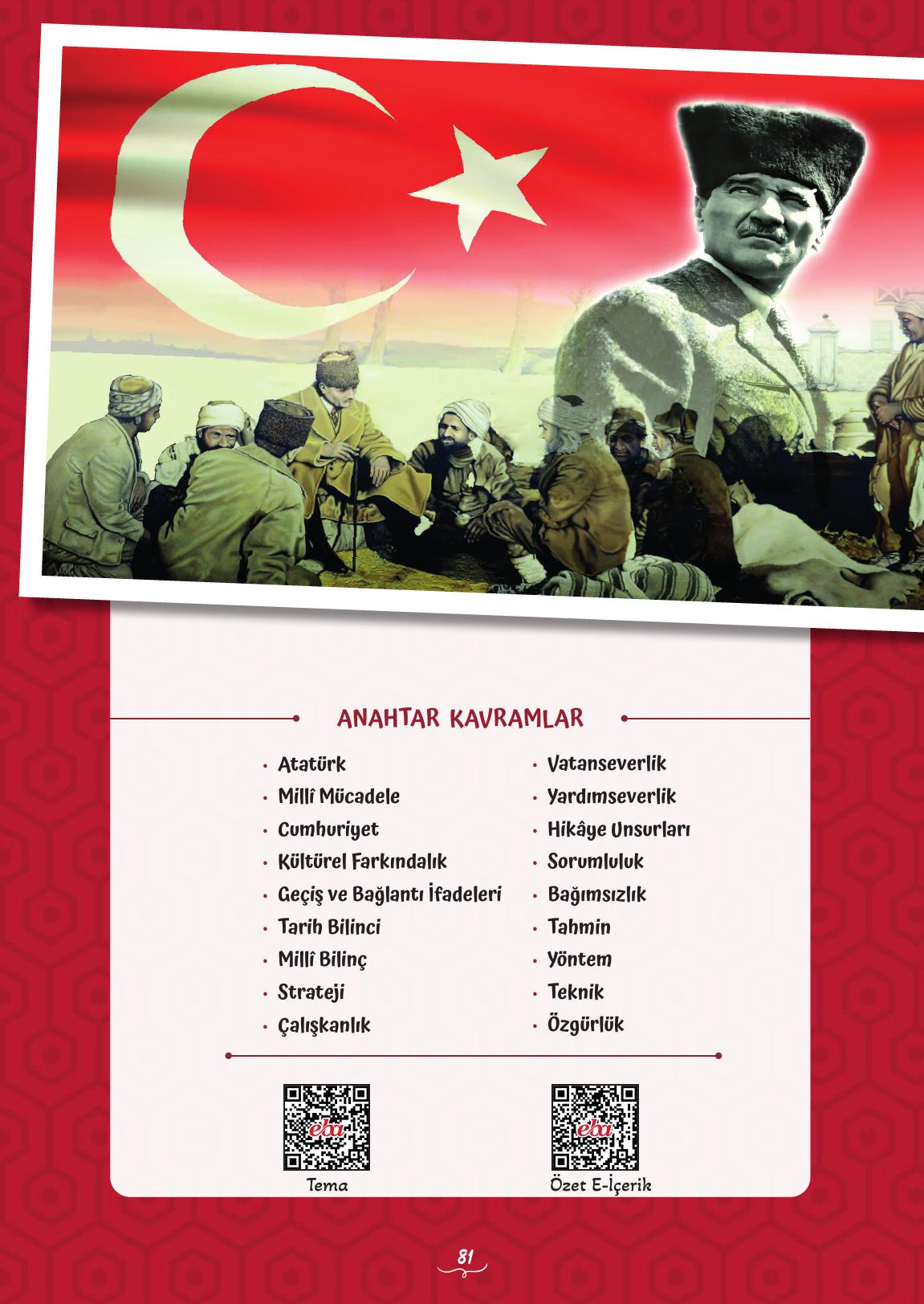 5. Sınıf Meb Yayınları Türkçe Ders Kitabı 1. Kitap Sayfa 81 Cevapları