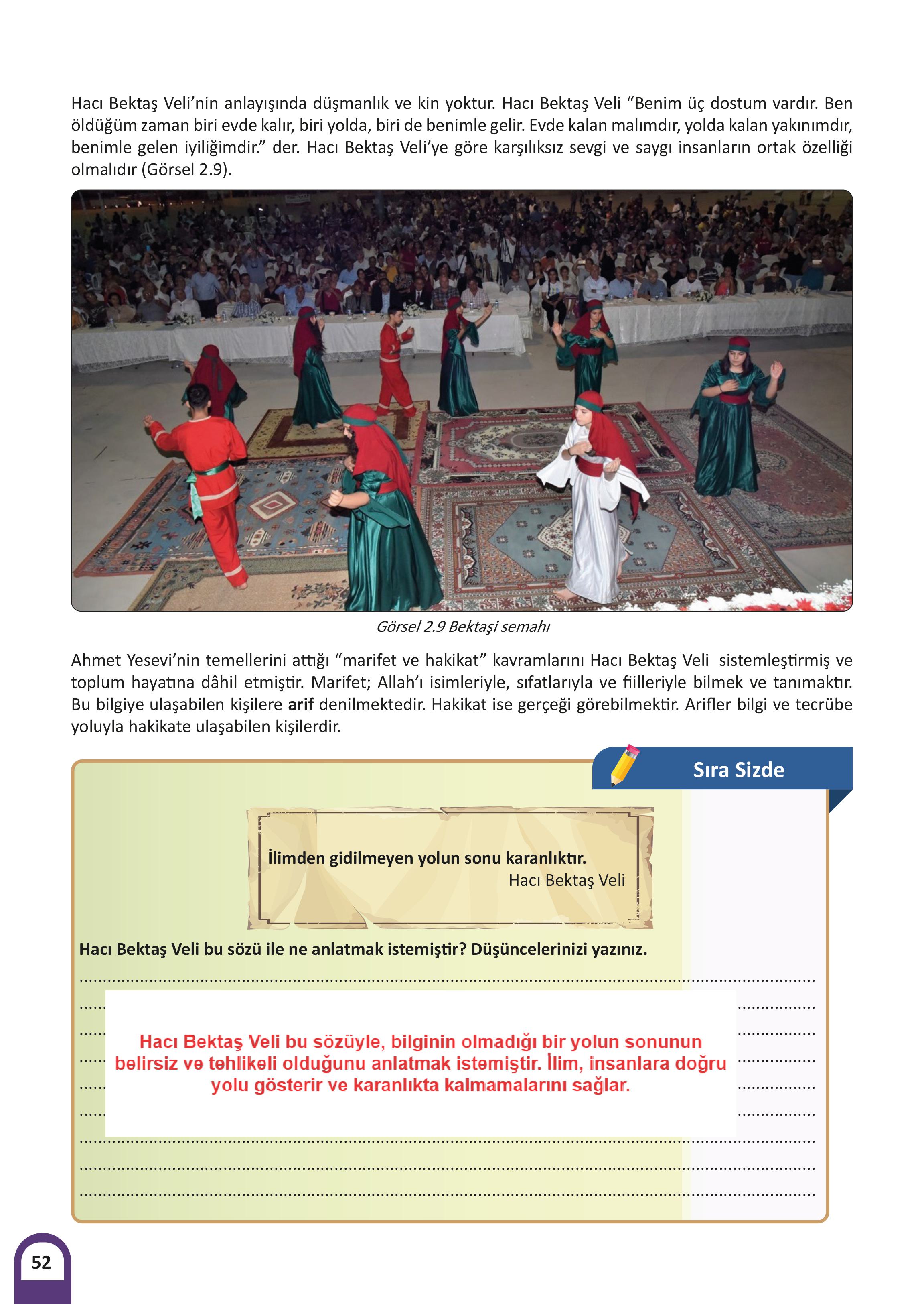 6. Sınıf Meb Yayınları Kültür Ve Medeniyetimize Yön Verenler Ders Kitabı 1. Kitap Sayfa 53 Cevapları