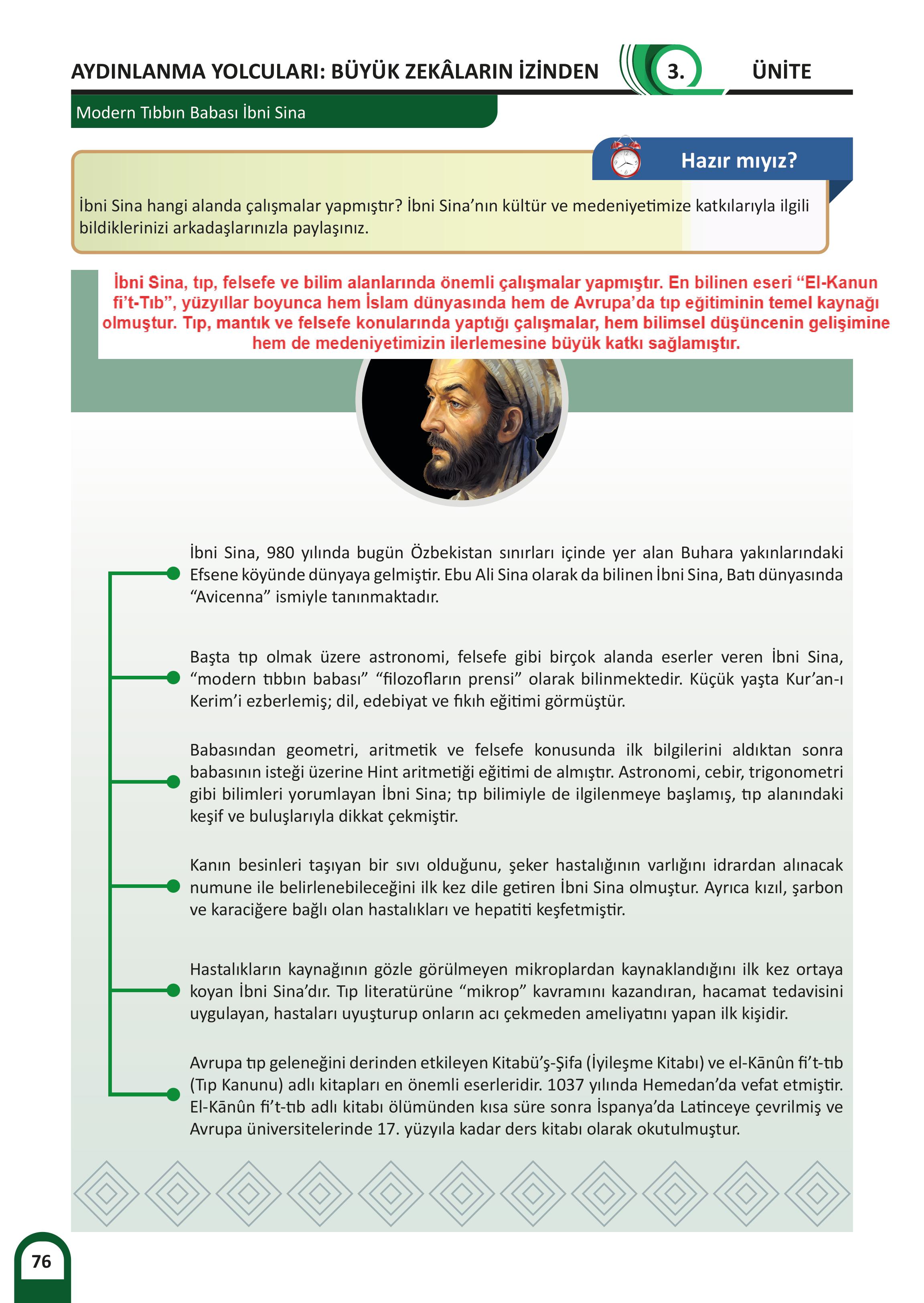 6. Sınıf Meb Yayınları Kültür Ve Medeniyetimize Yön Verenler Ders Kitabı 1. Kitap Sayfa 77 Cevapları