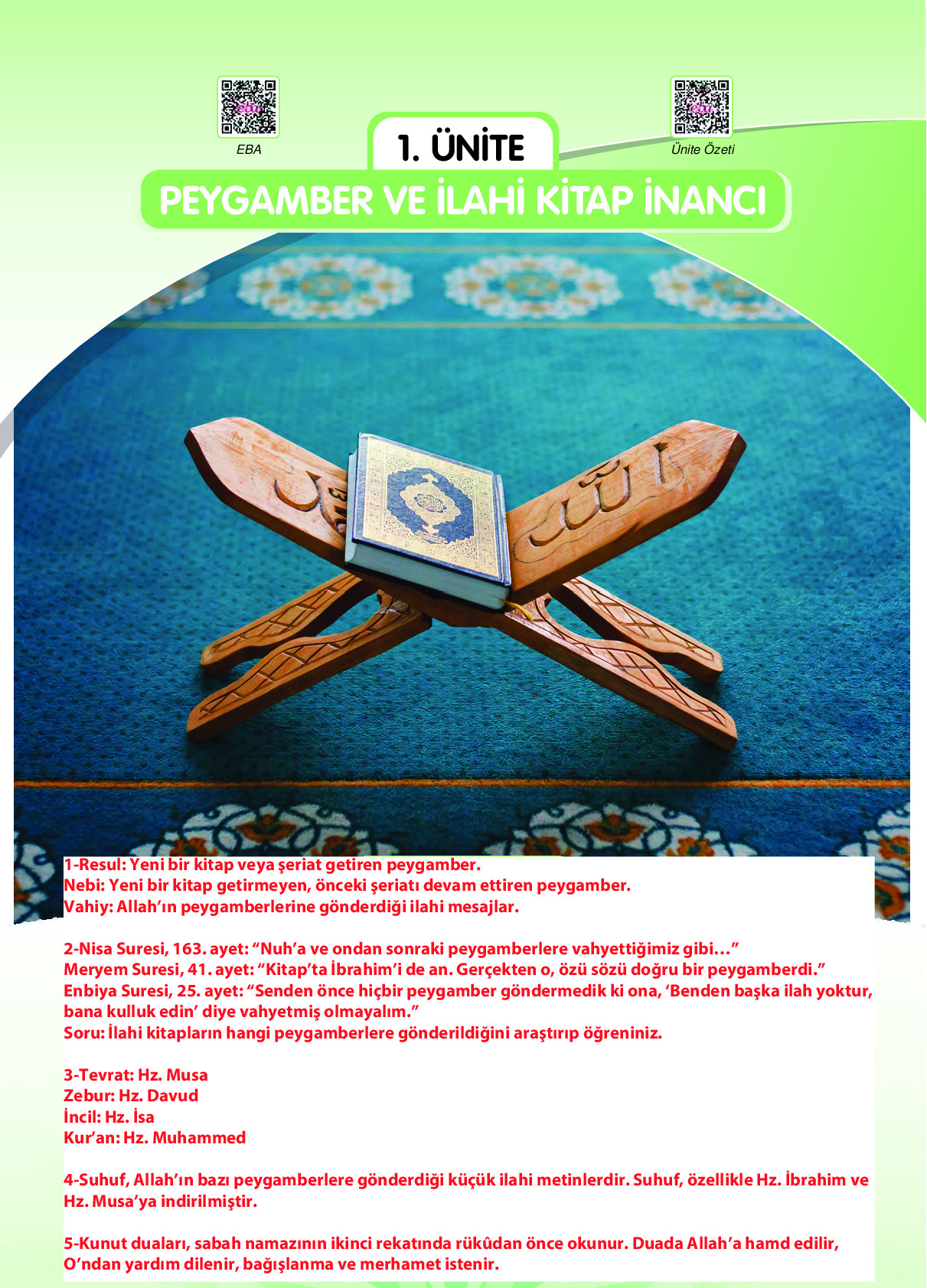 6. Sınıf Sdr İpekyolu Yayıncılık Din Kültürü Ve Ahlak Bilgisi Ders Kitabı Sayfa 11 Cevapları