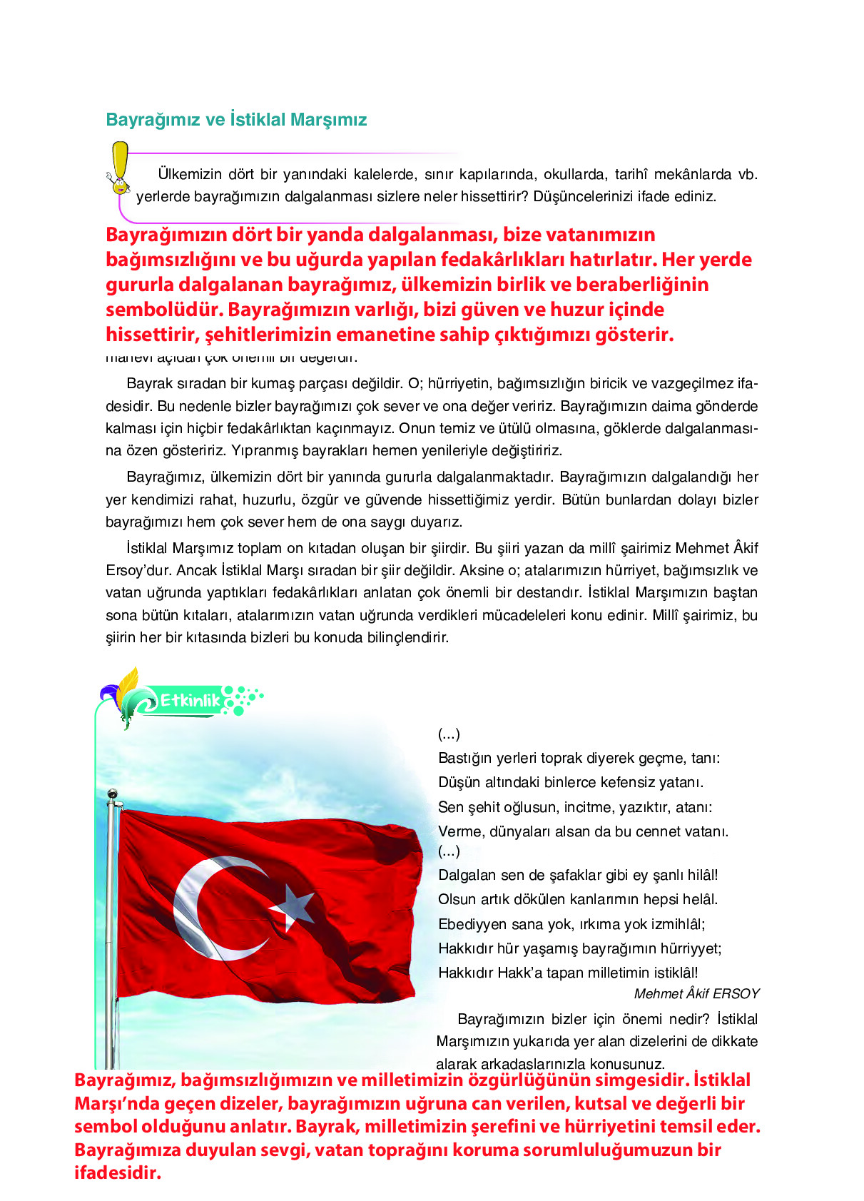 6. Sınıf Sdr İpekyolu Yayıncılık Din Kültürü Ve Ahlak Bilgisi Ders Kitabı Sayfa 126 Cevapları