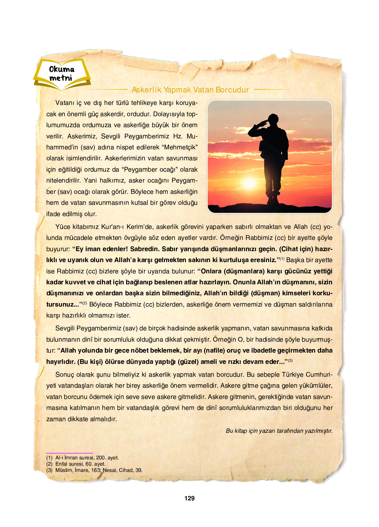 6. Sınıf Sdr İpekyolu Yayıncılık Din Kültürü Ve Ahlak Bilgisi Ders Kitabı Sayfa 129 Cevapları 6. Sınıf Sdr İpekyolu Yayıncılık Din Kültürü Ve Ahlak Bilgisi Ders Kitabı Sayfa 129 Cevapları