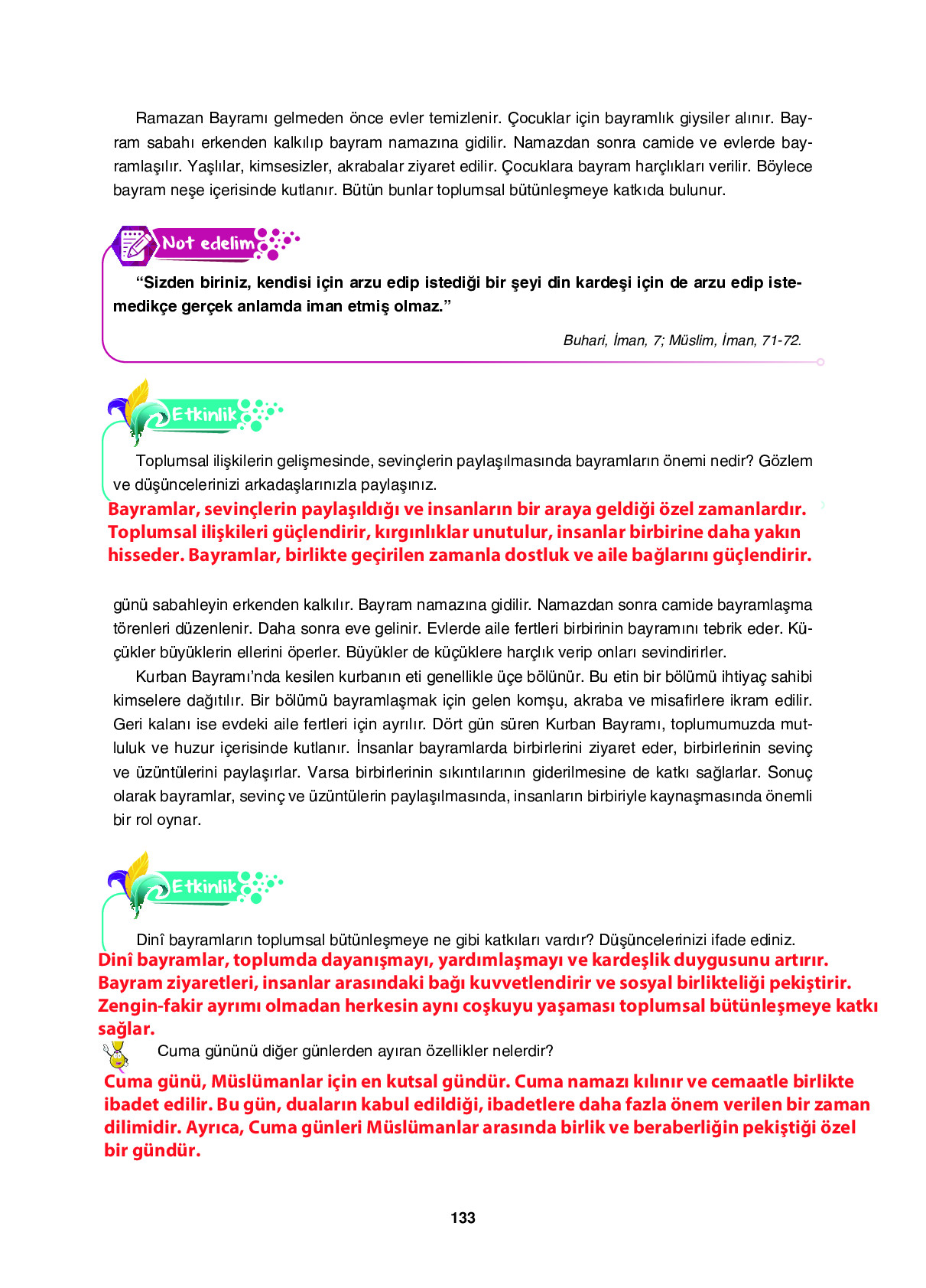 6. Sınıf Sdr İpekyolu Yayıncılık Din Kültürü Ve Ahlak Bilgisi Ders Kitabı Sayfa 133 Cevapları 6. Sınıf Sdr İpekyolu Yayıncılık Din Kültürü Ve Ahlak Bilgisi Ders Kitabı Sayfa 133 Cevapları