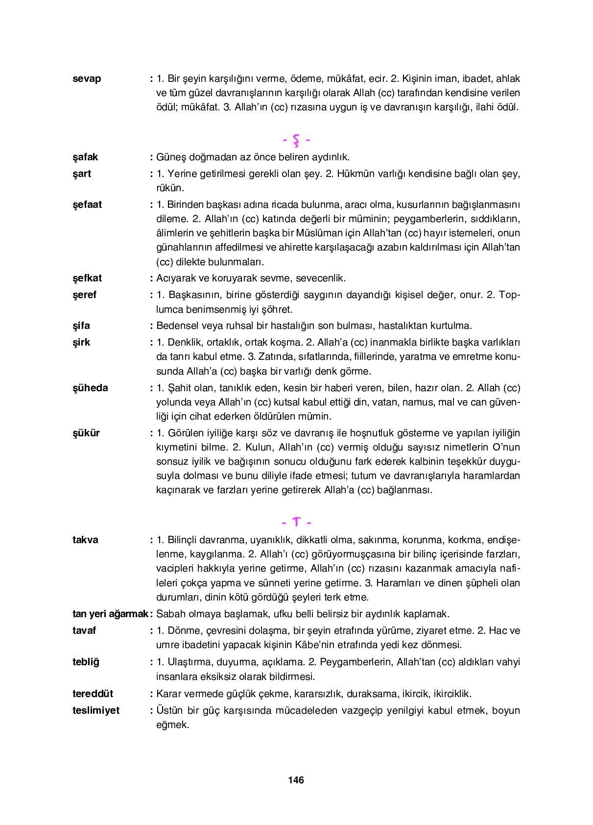 6. Sınıf Sdr İpekyolu Yayıncılık Din Kültürü Ve Ahlak Bilgisi Ders Kitabı Sayfa 146 Cevapları