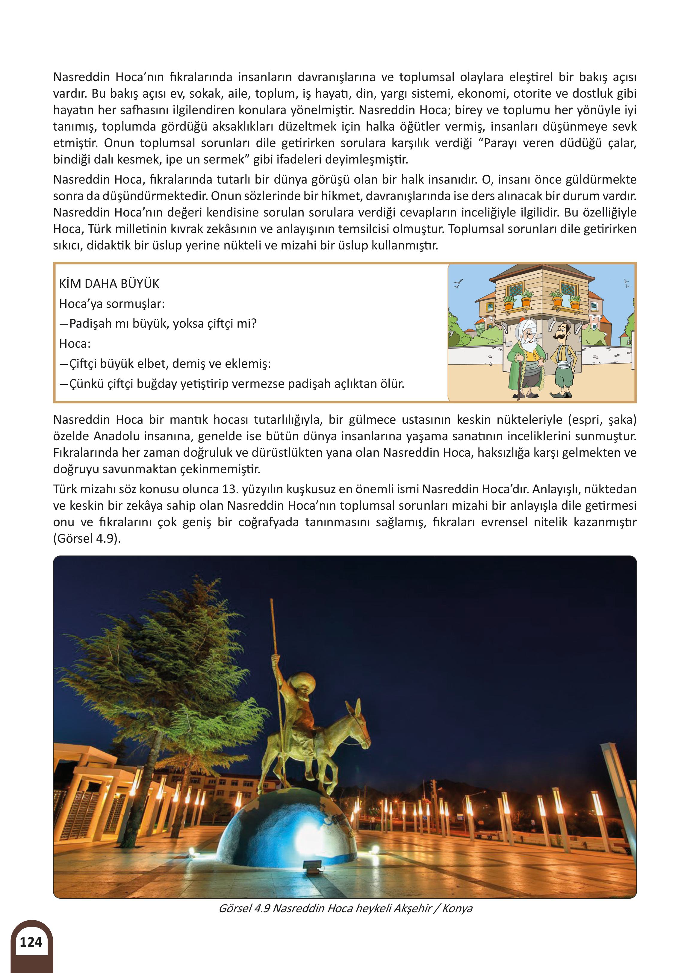 7. Sınıf Meb Yayınları Kültür Ve Medeniyetimize Yön Verenler Ders Kitabı 1. Kitap Sayfa 125 Cevapları