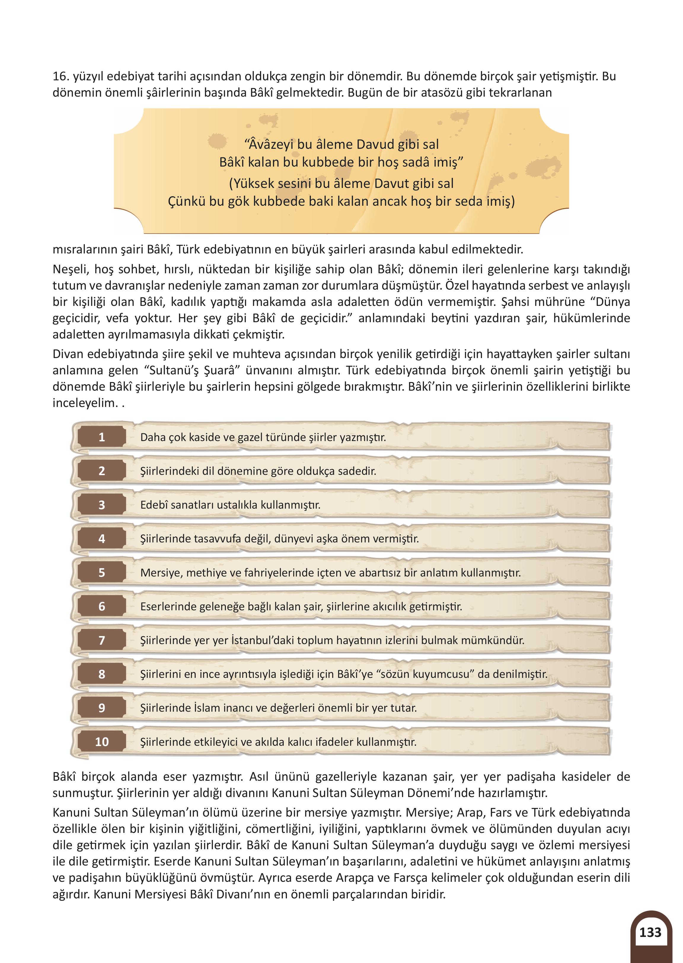 7. Sınıf Meb Yayınları Kültür Ve Medeniyetimize Yön Verenler Ders Kitabı 1. Kitap Sayfa 134 Cevapları