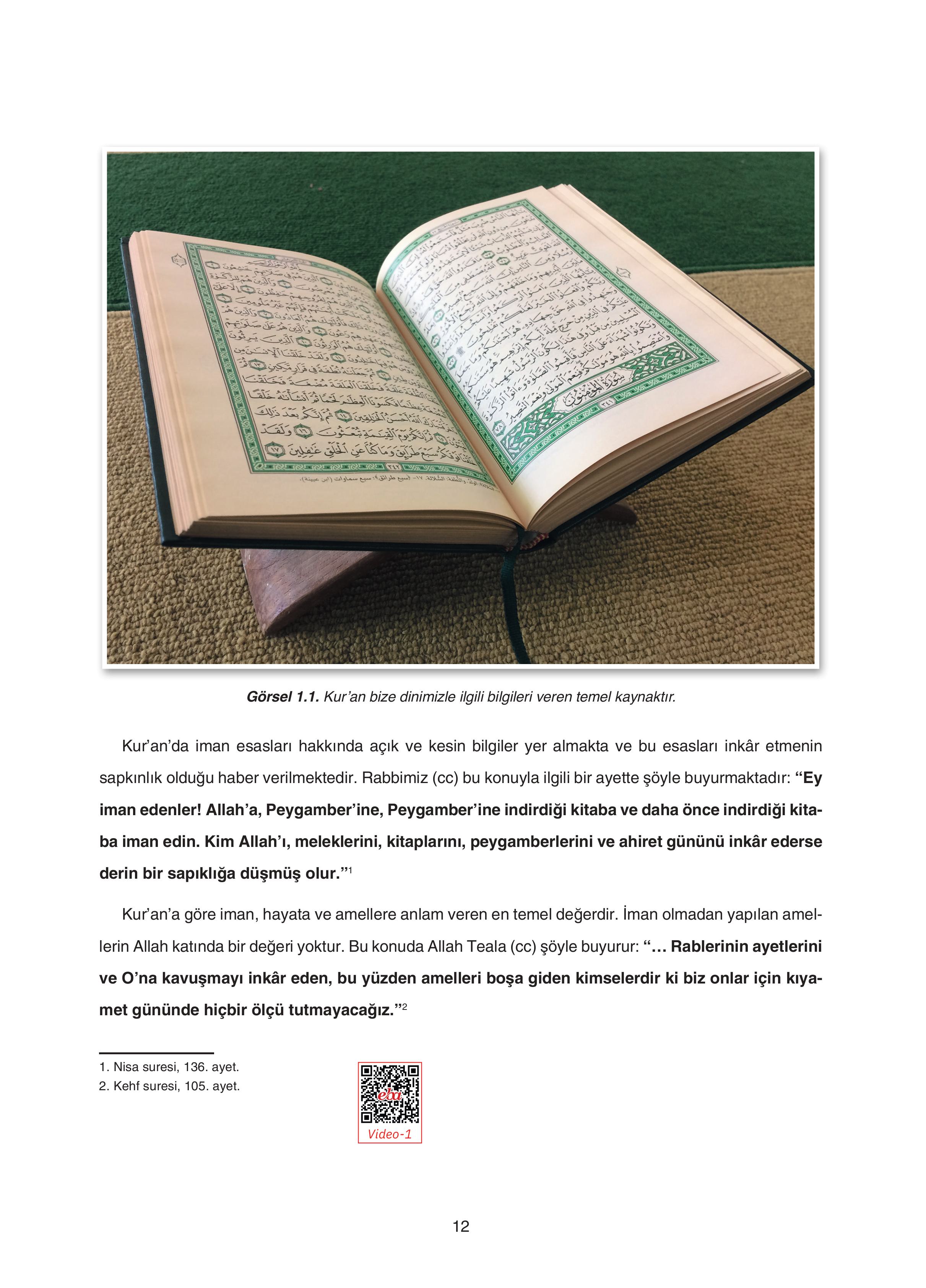 7. Sınıf Sdr Yayıncılık Kuran-ı Kerim Ders Kitabı Sayfa 12 Cevapları 7. Sınıf Sdr Yayıncılık Kuran-ı Kerim Ders Kitabı Sayfa 12 Cevapları