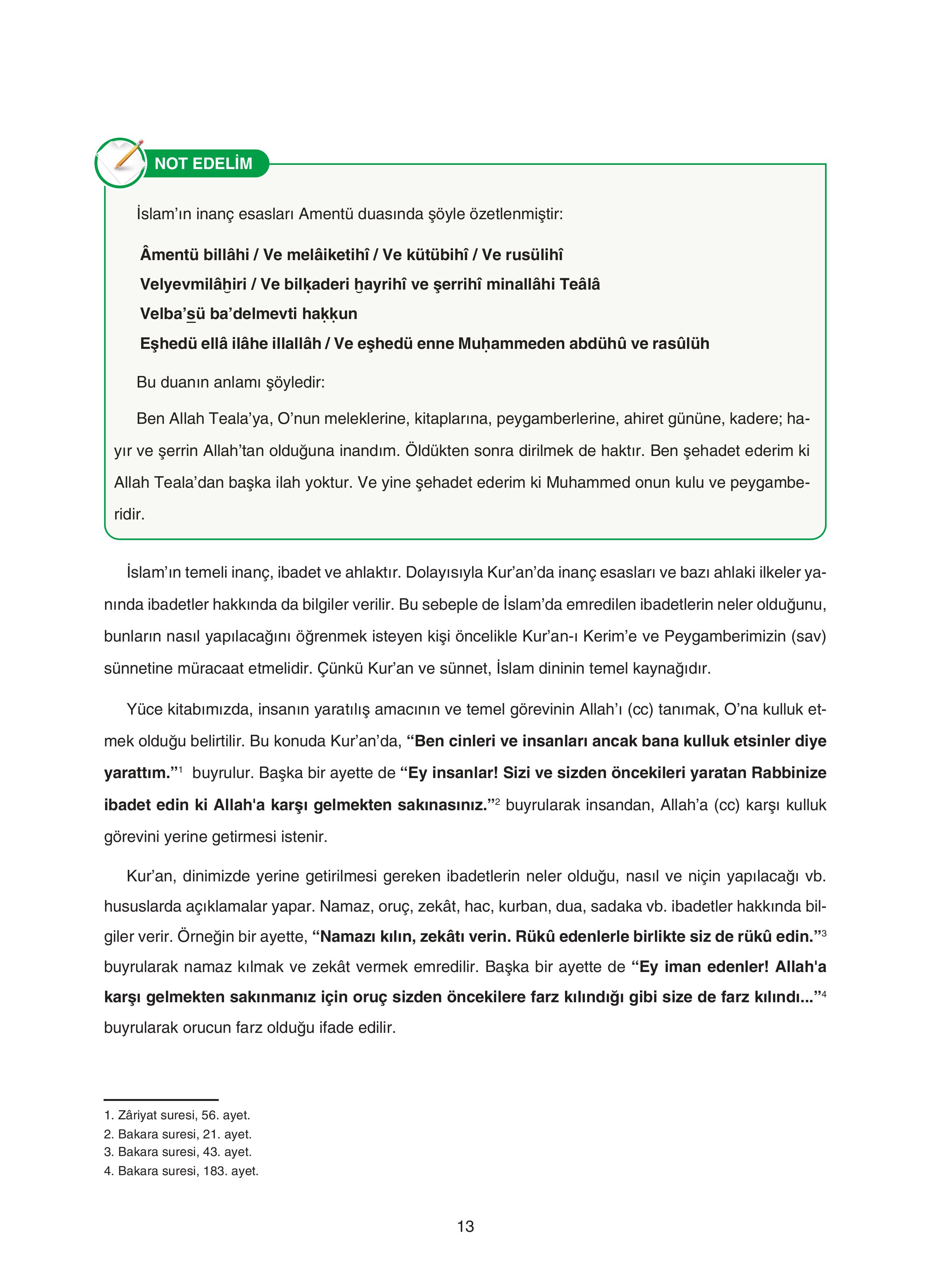 7. Sınıf Sdr Yayıncılık Kuran-ı Kerim Ders Kitabı Sayfa 13 Cevapları 7. Sınıf Sdr Yayıncılık Kuran-ı Kerim Ders Kitabı Sayfa 13 Cevapları