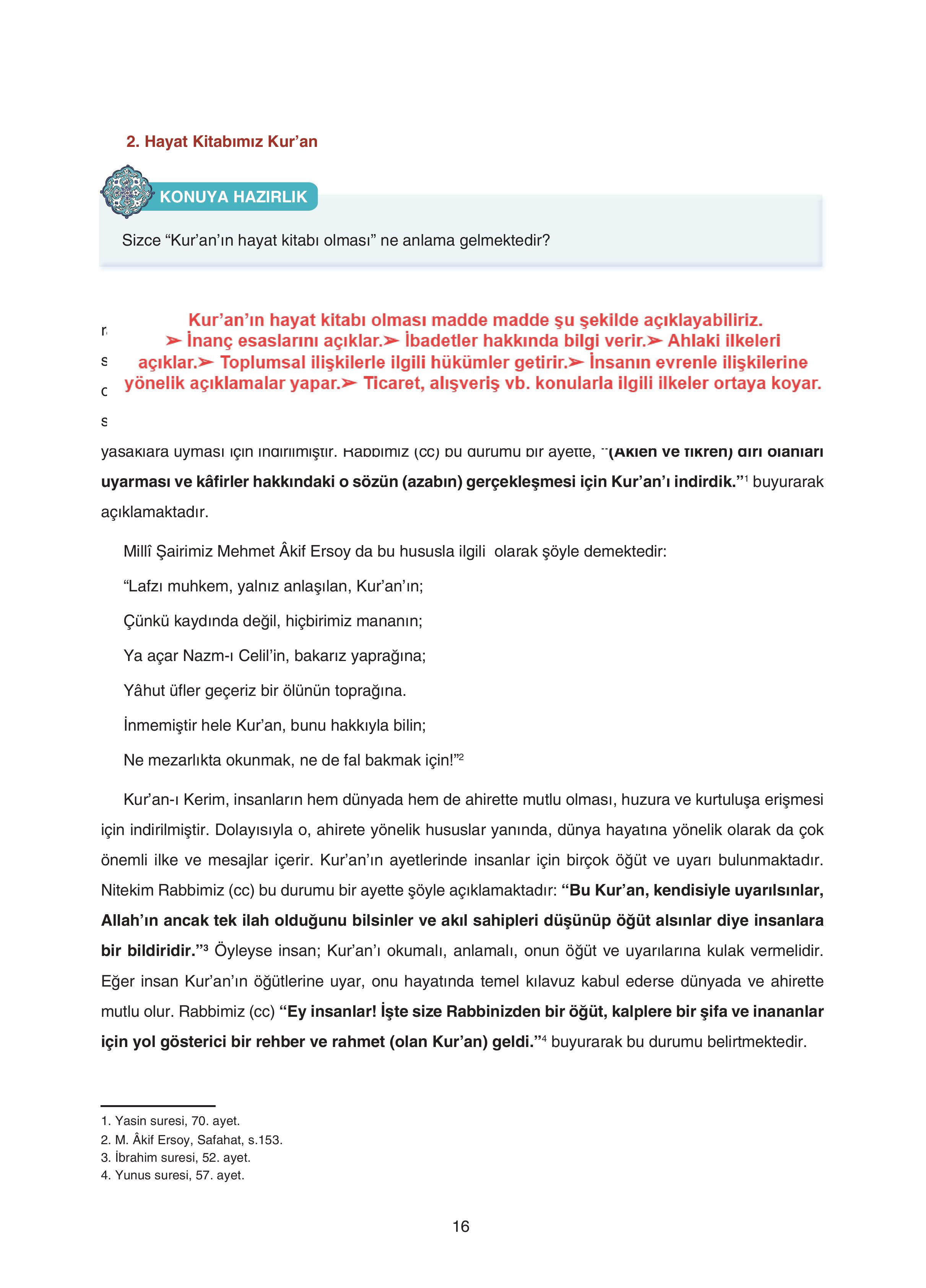 7. Sınıf Sdr Yayıncılık Kuran-ı Kerim Ders Kitabı Sayfa 16 Cevapları 7. Sınıf Sdr Yayıncılık Kuran-ı Kerim Ders Kitabı Sayfa 16 Cevapları
