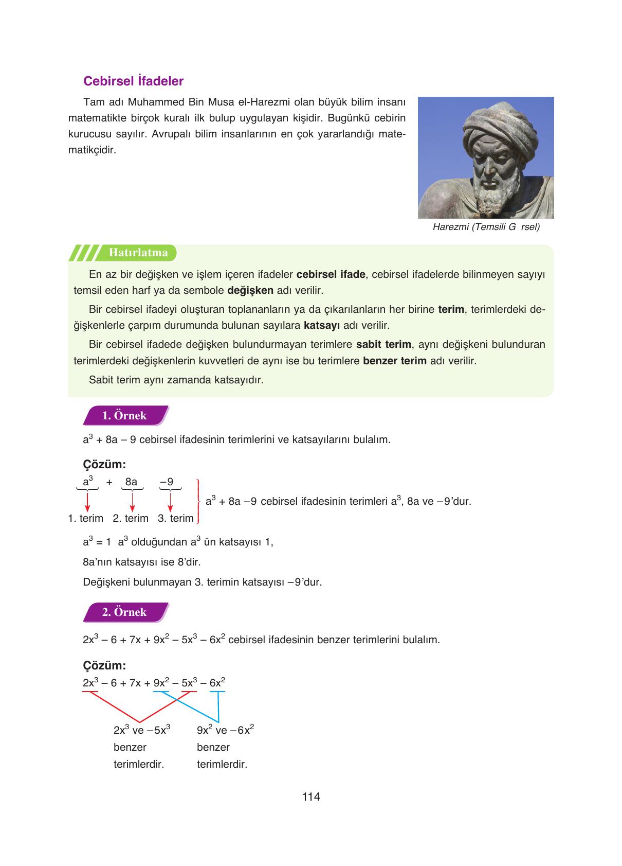 8. Sınıf Ada Yayıncılık Matematik Ders Kitabı Sayfa 114 Cevapları
