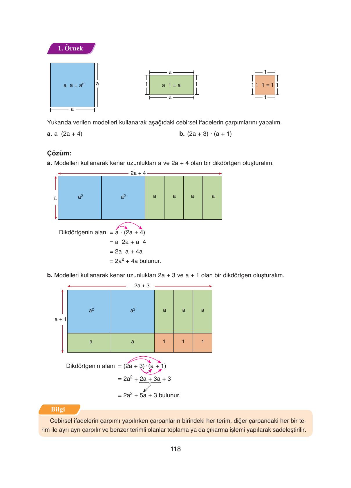 8. Sınıf Ada Yayıncılık Matematik Ders Kitabı Sayfa 118 Cevapları