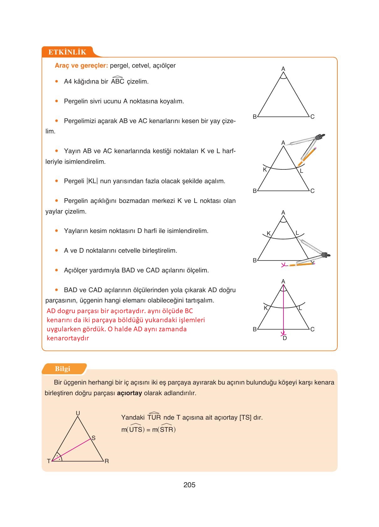 8. Sınıf Ada Yayıncılık Matematik Ders Kitabı Sayfa 205 Cevapları 8. Sınıf Ada Yayıncılık Matematik Ders Kitabı Sayfa 205 Cevapları