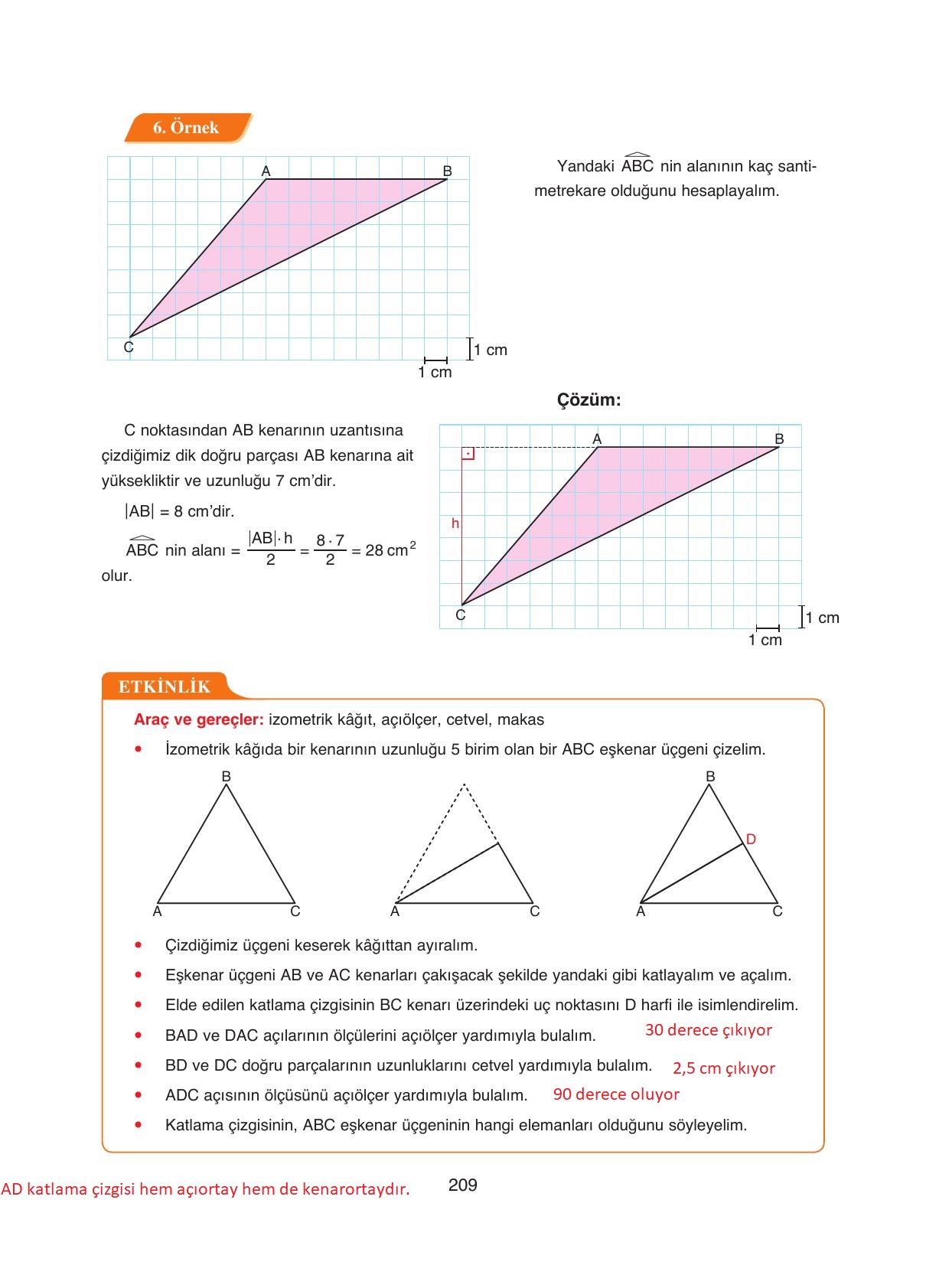 8. Sınıf Ada Yayıncılık Matematik Ders Kitabı Sayfa 209 Cevapları 8. Sınıf Ada Yayıncılık Matematik Ders Kitabı Sayfa 209 Cevapları